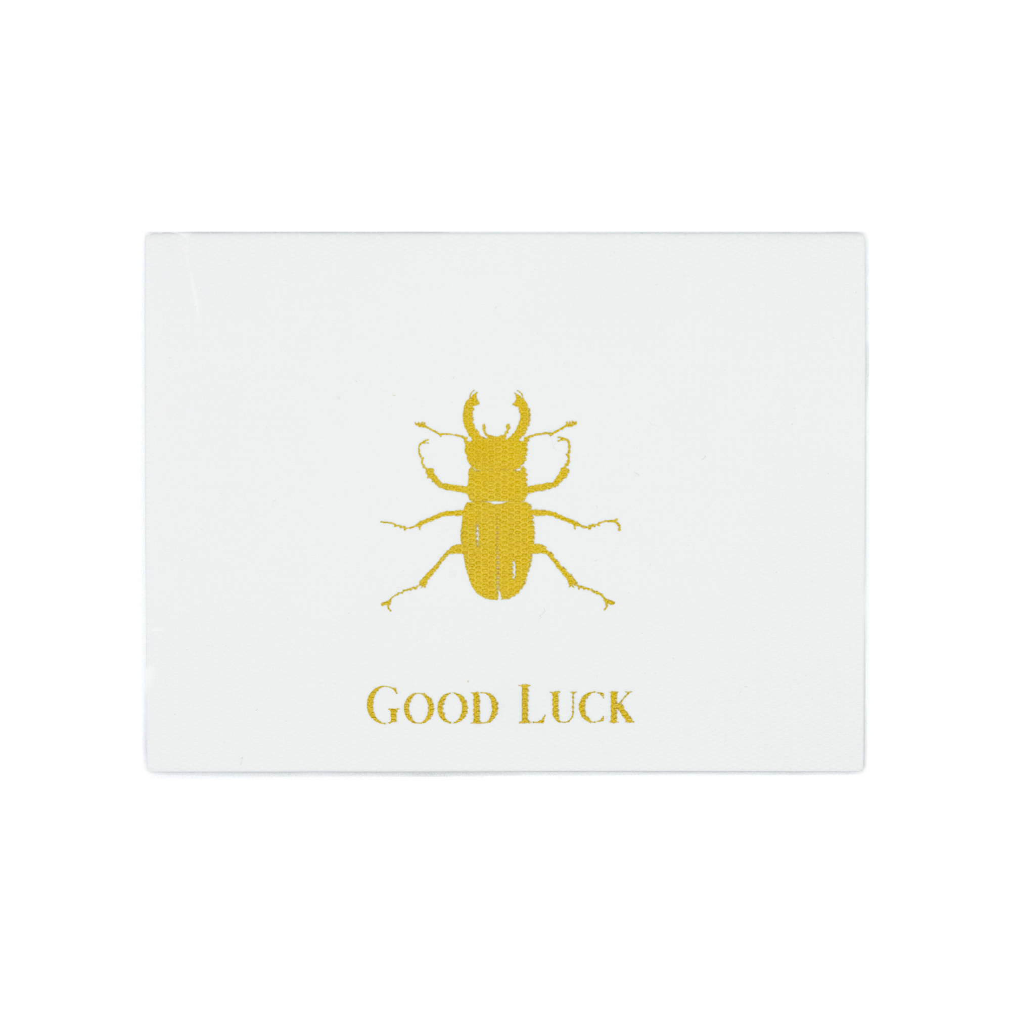 Tarjeta Escarabajo "Good Luck"