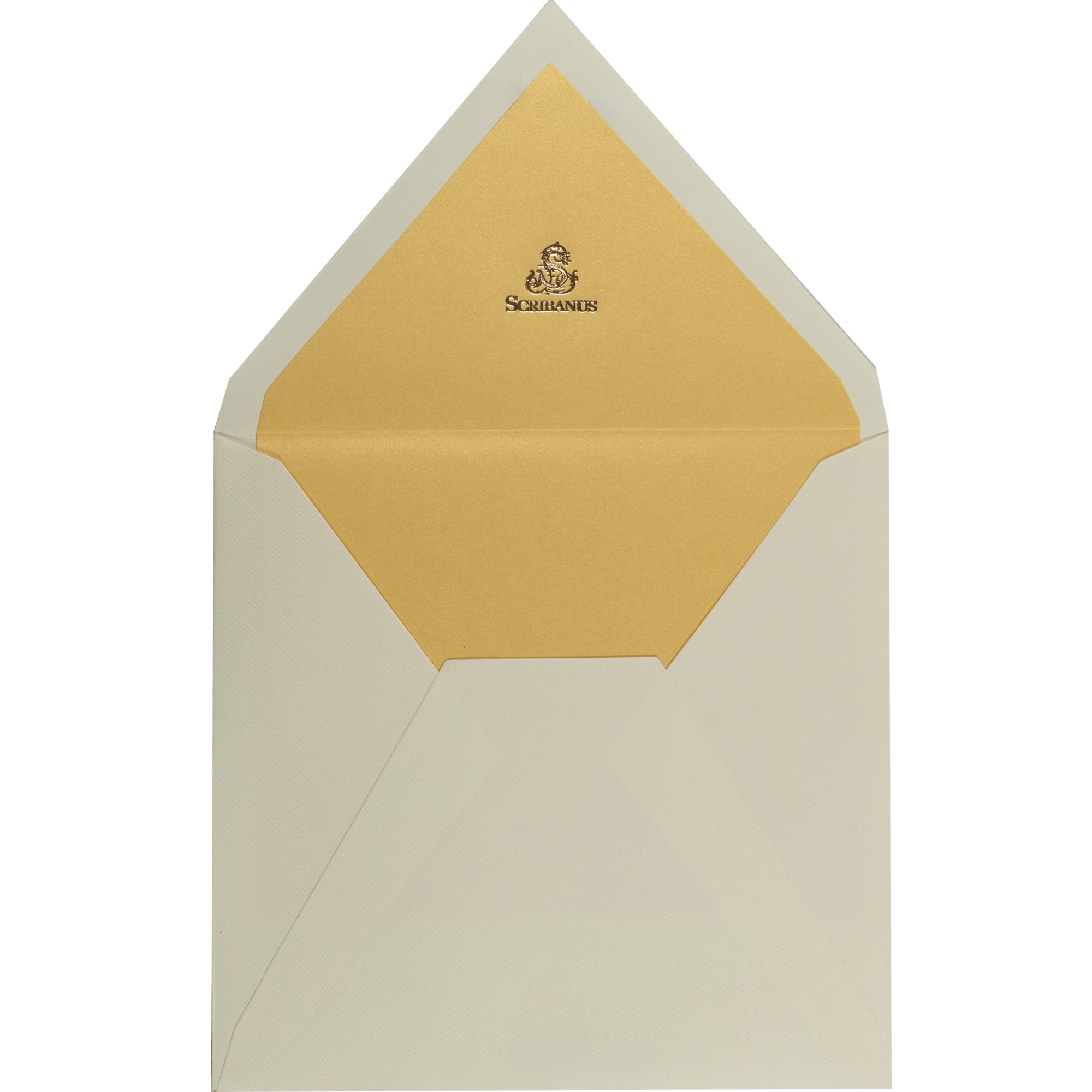 Sobre Beige grande Forro Dorado | P: Sobres Grandes | Scribanus