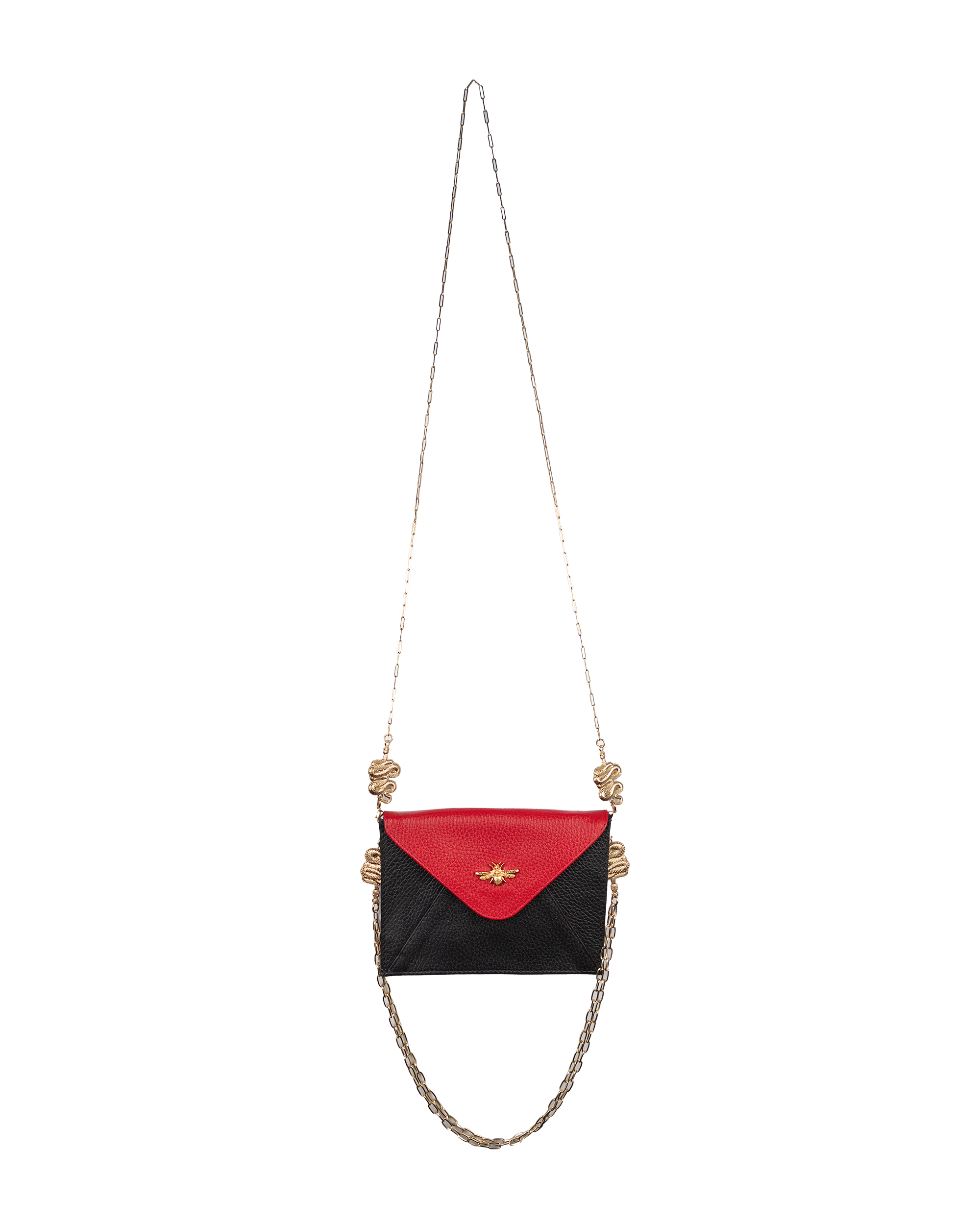 Sobre Bolsa Adorno Abeja Bicolor R/N | A: Sobre Bolsa | Scribanus