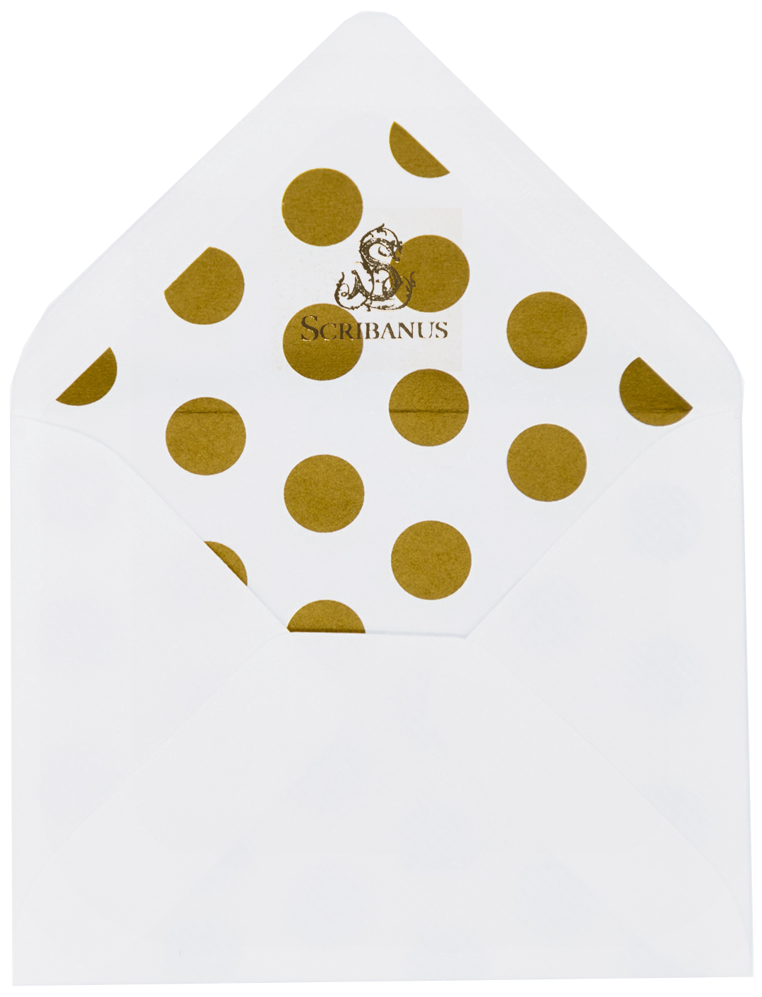 Sobre Chico Blanco Forro Polka Dots | P: Sobres Chicos | Scribanus