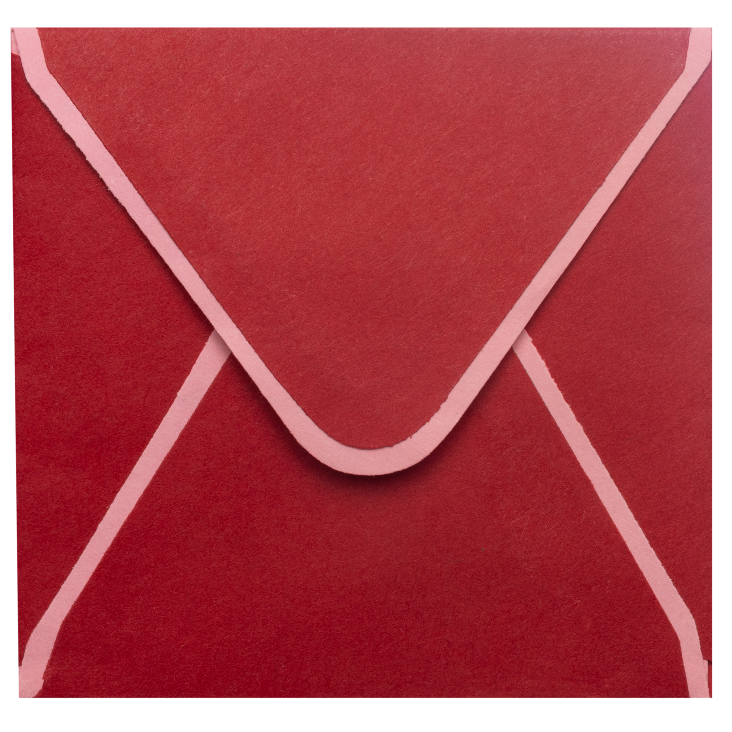 Sobre Mini Rojo filo Rosa