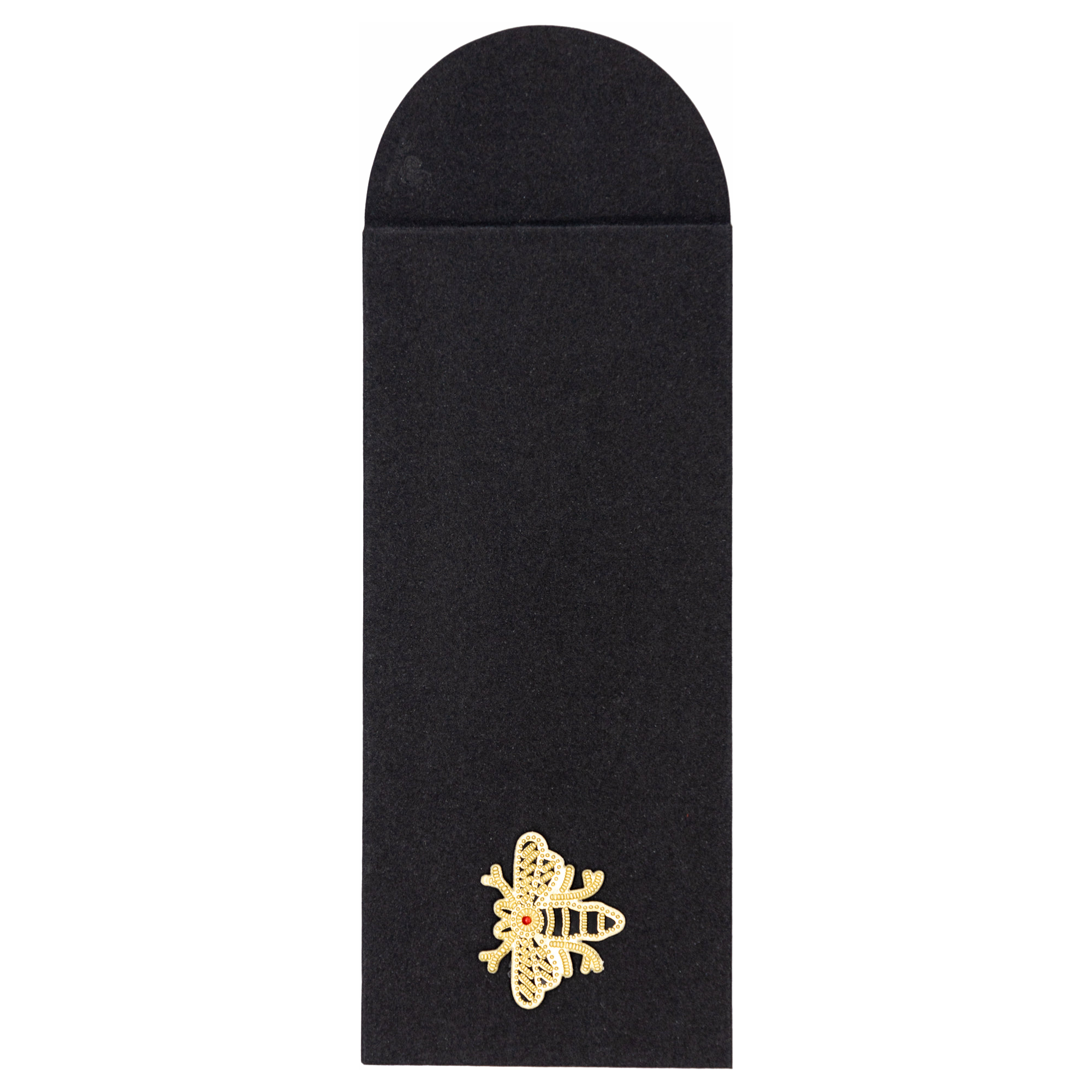 Sobre Dinero Abeja Negro Bordado