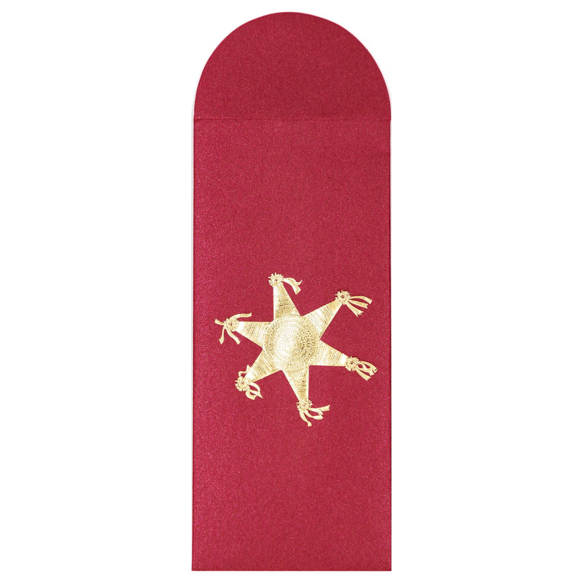 Sobre Dinero Grabado Piñata Rojo