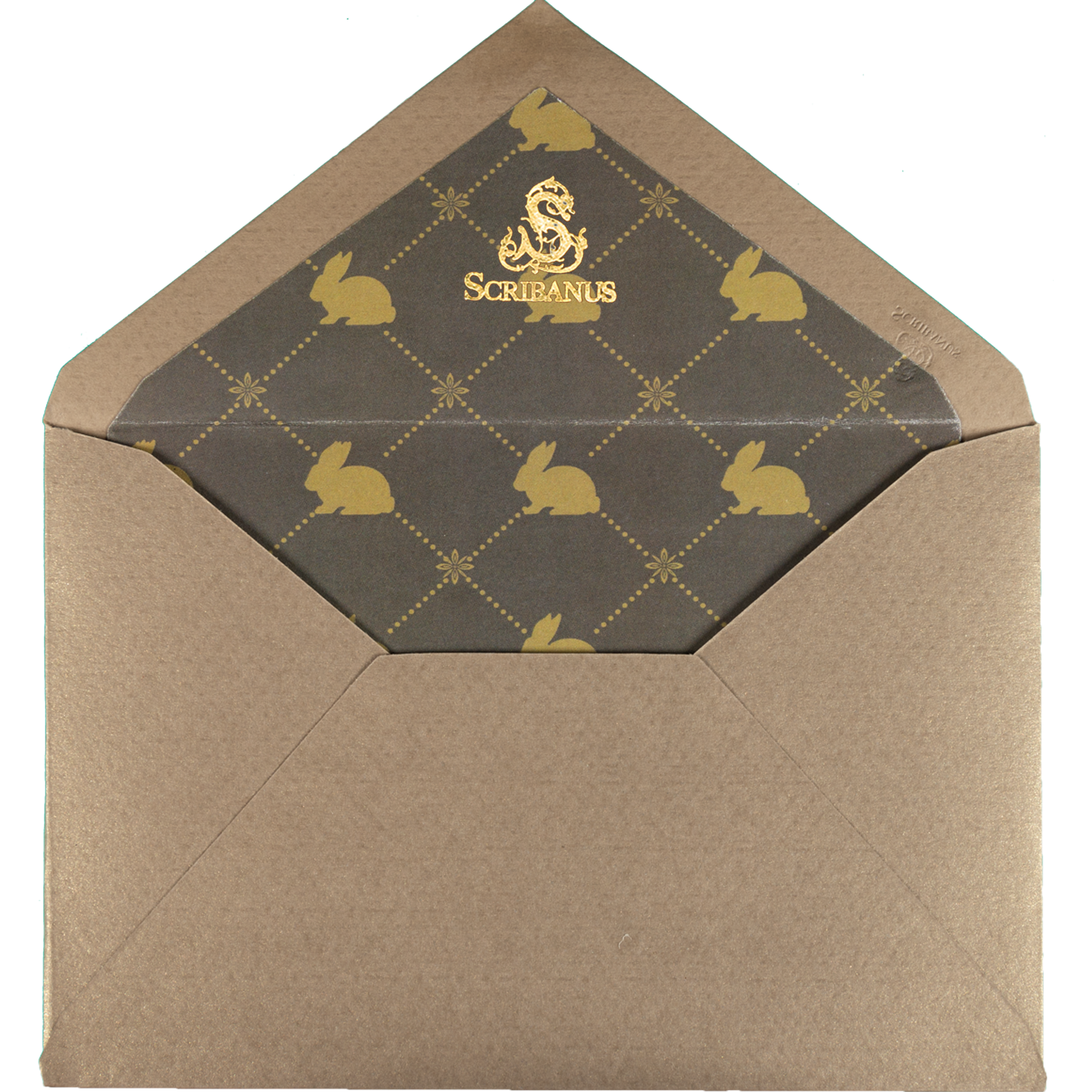 Sobre Champagne Forro Conejos