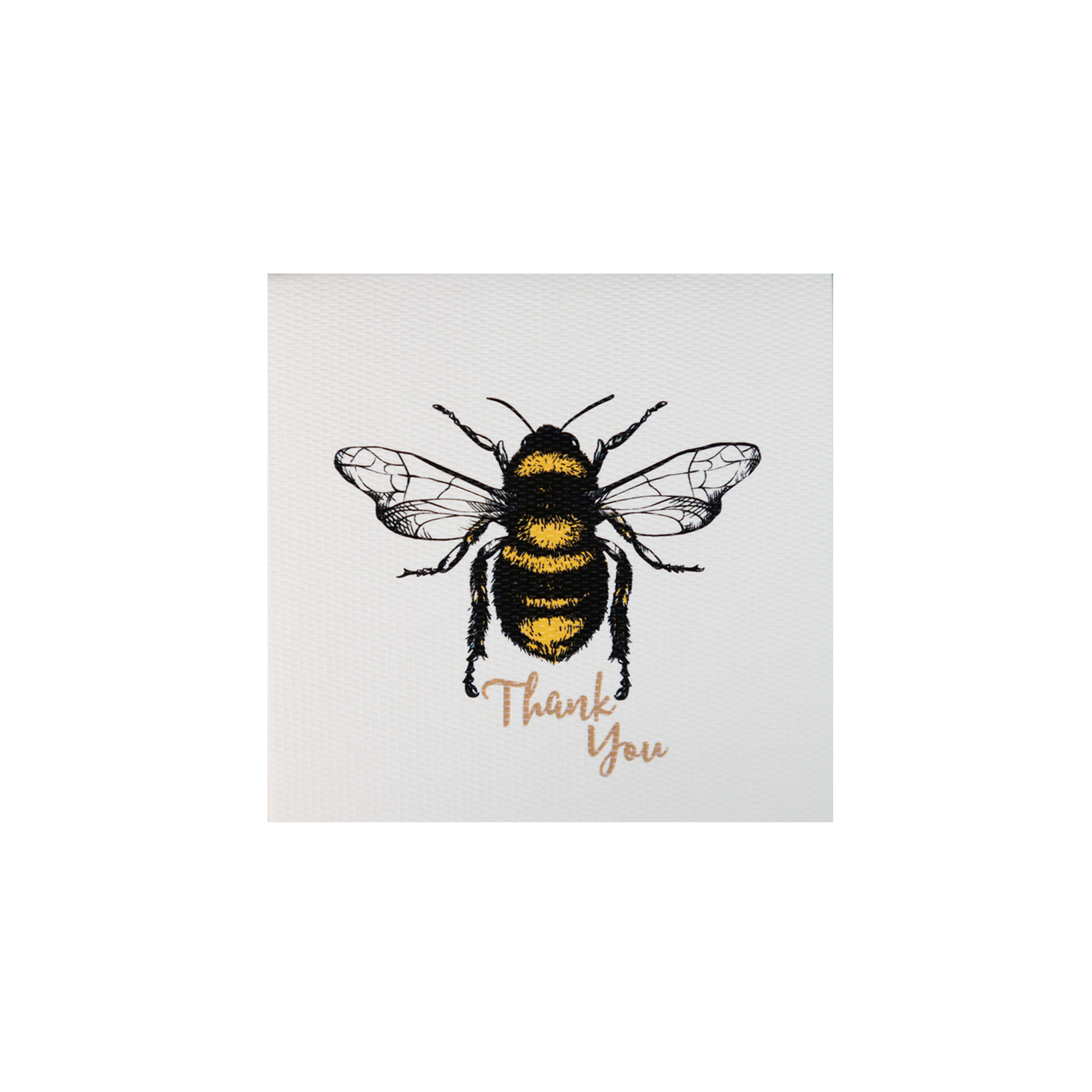 Tarjeta Abeja Thank you Mini | Tarjetas | Scribanus