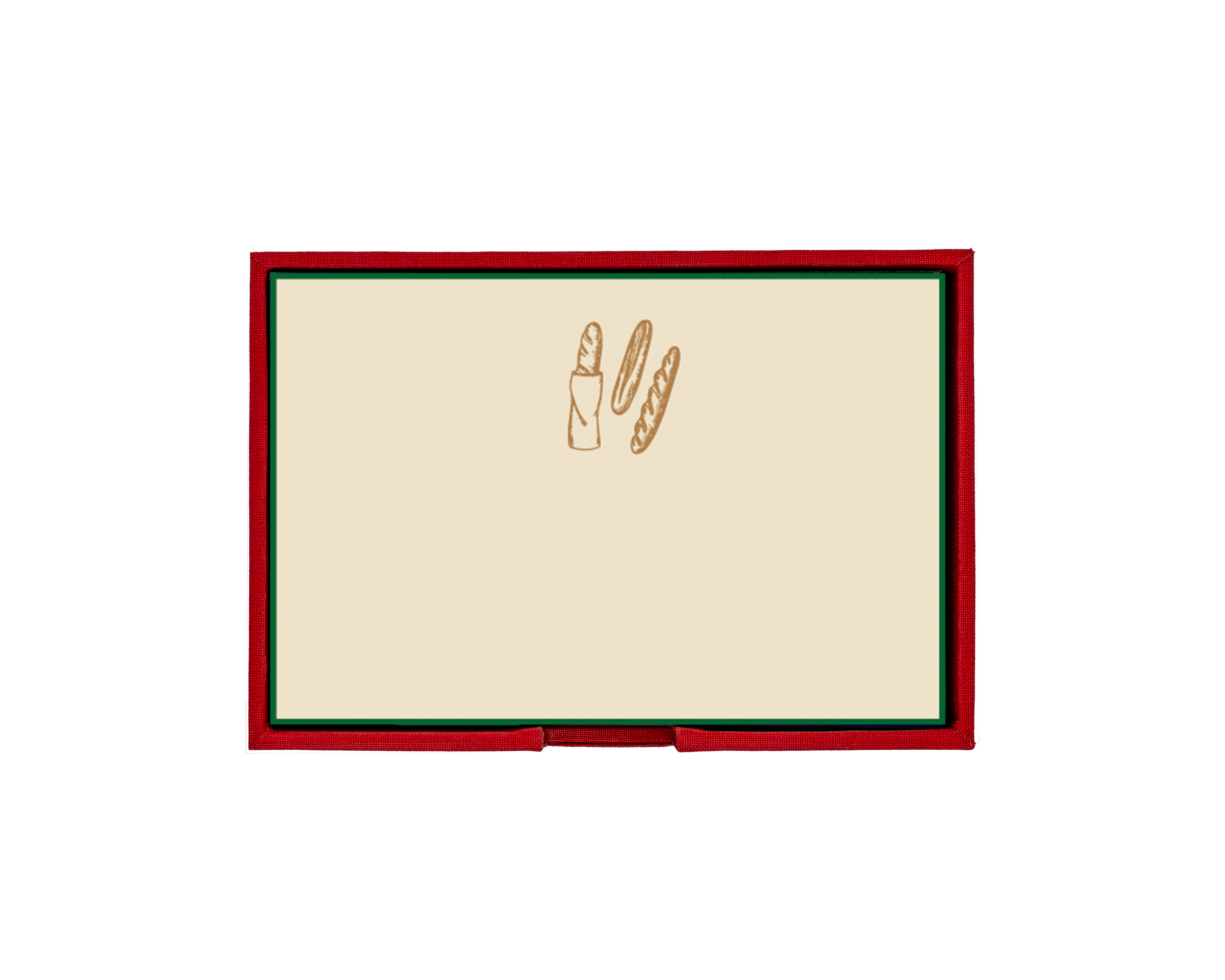 Tarjeta Baguette | Coleccion Paris Versalles | Scribanus