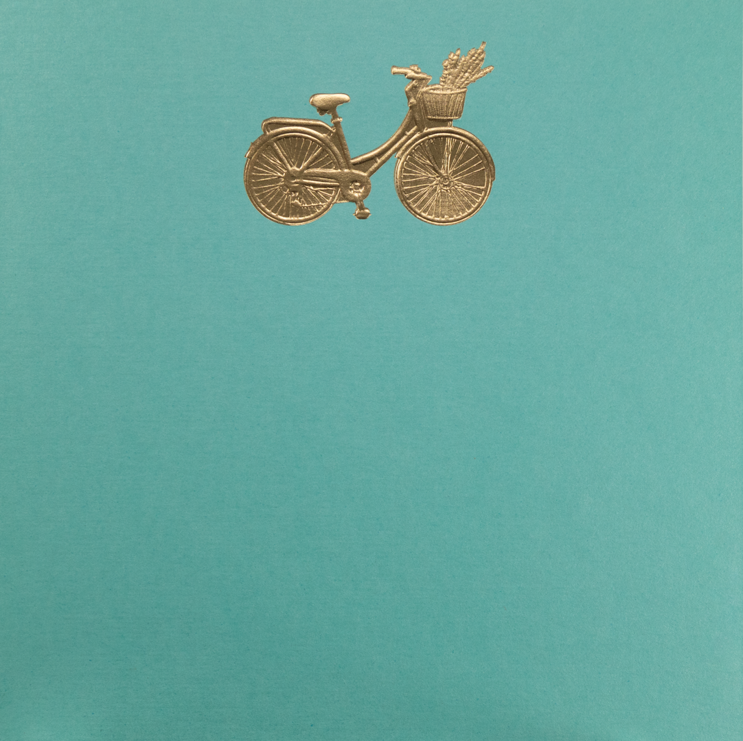 Tarjeta Bicicleta Grande | GA: Objetos | Scribanus