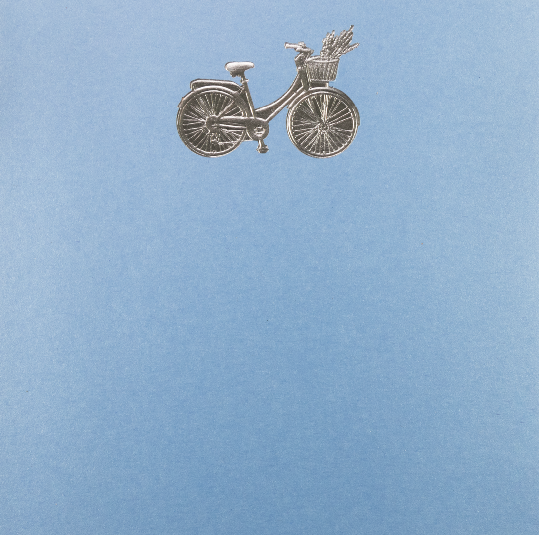 Tarjeta Bicicleta Grande | GA: Objetos | Scribanus