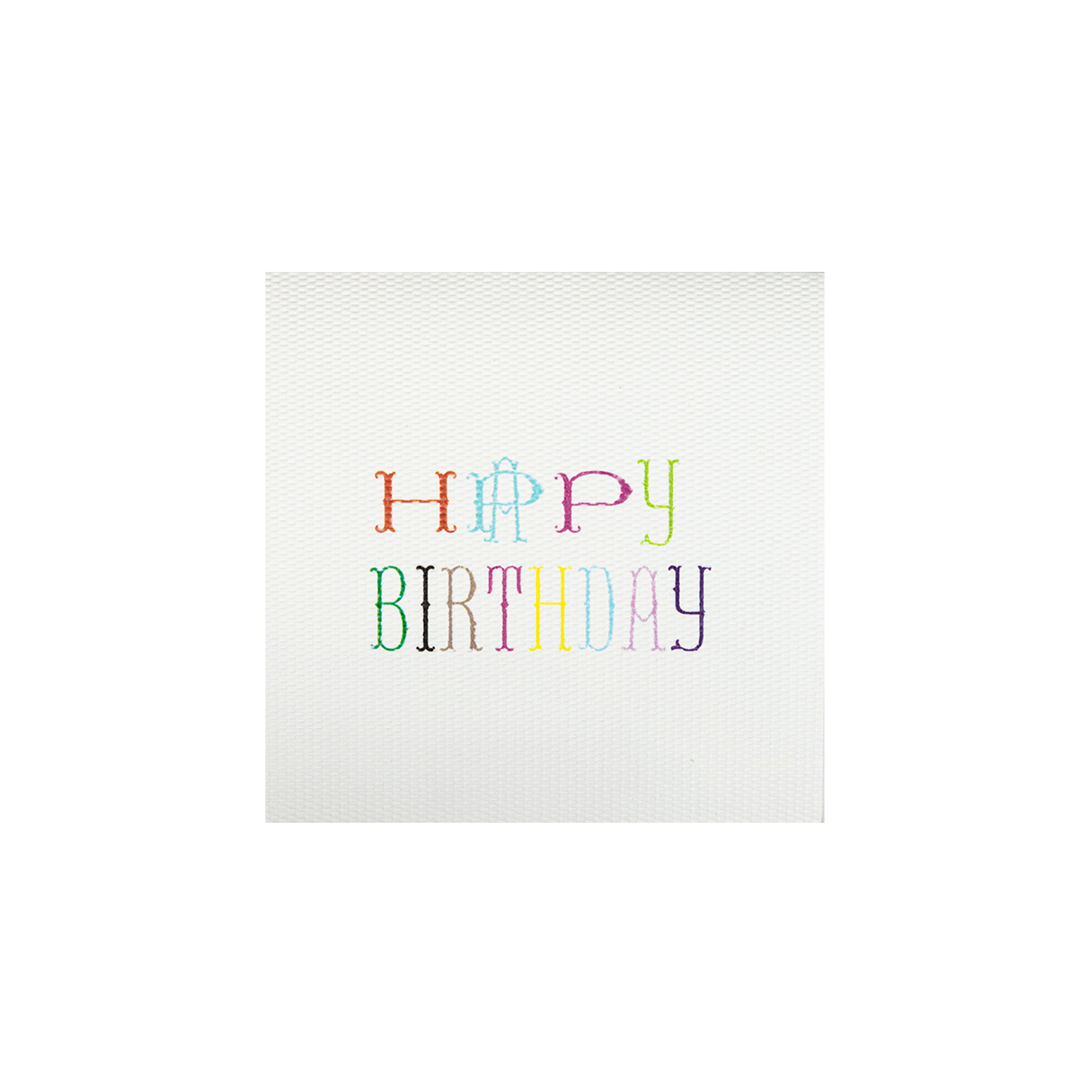 Tarjeta Circo "Happy Birthday" Mini Doble | P: Tarjetería Personalizada | Scribanus
