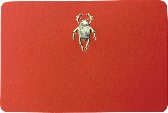 Tarjeta Escarabajo Mediana E/R | TARJETAS | Scribanus
