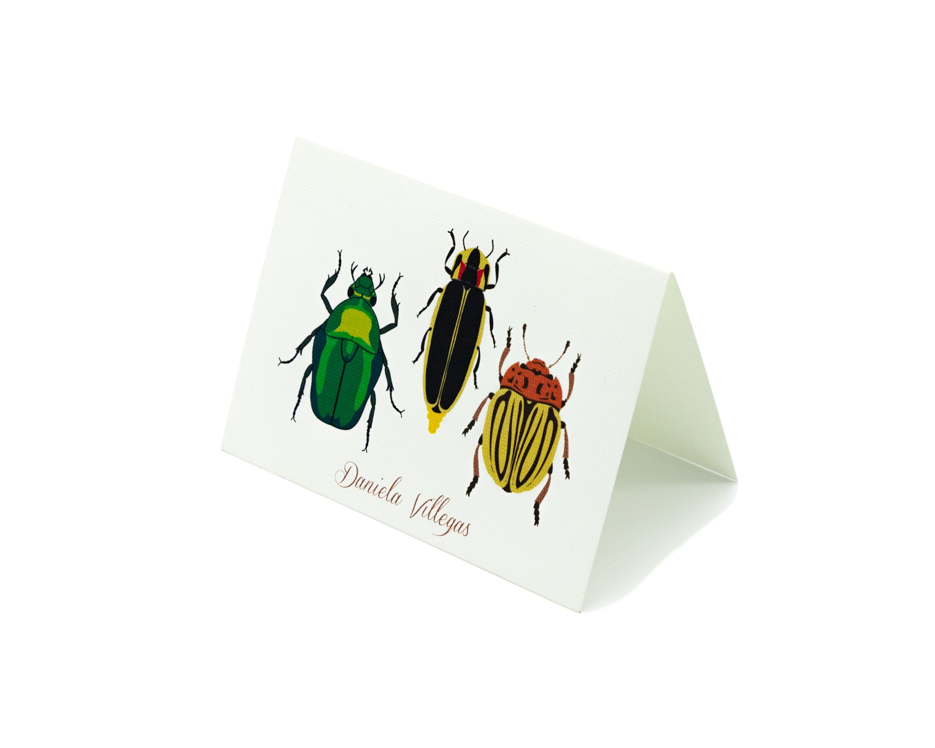Tarjeta Escarabajos Chicharra Mediana | P: Estampados Personalizados | Scribanus