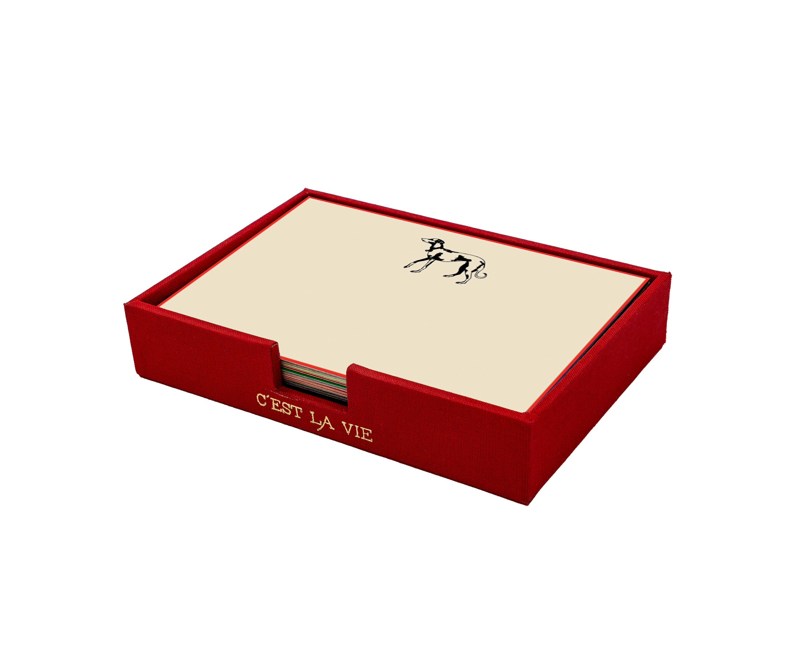 Tarjeta Galgo | Coleccion Paris Versalles | Scribanus