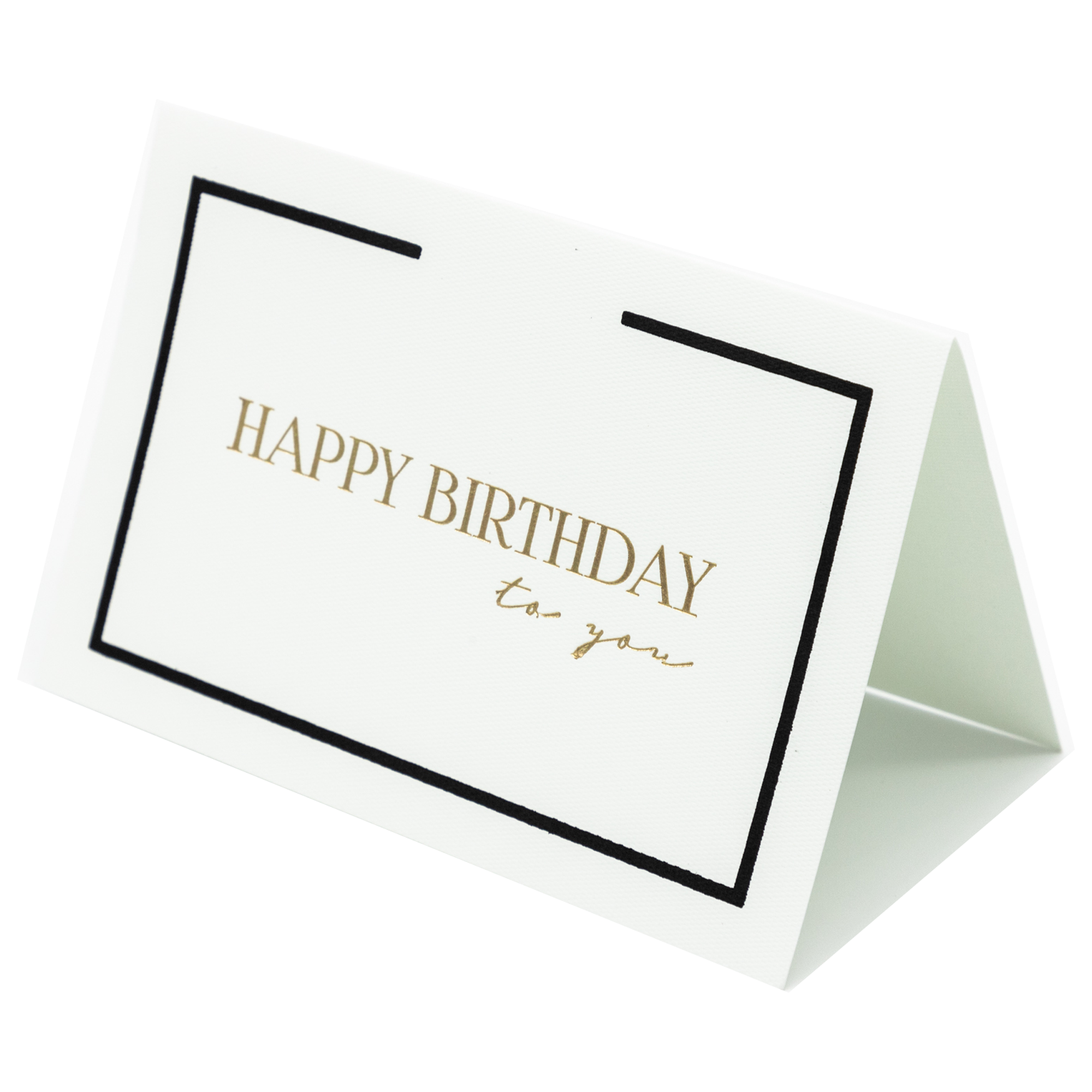 Tarjeta "Happy Birthday" Mediana Doble | IM: Frases Mix | Scribanus