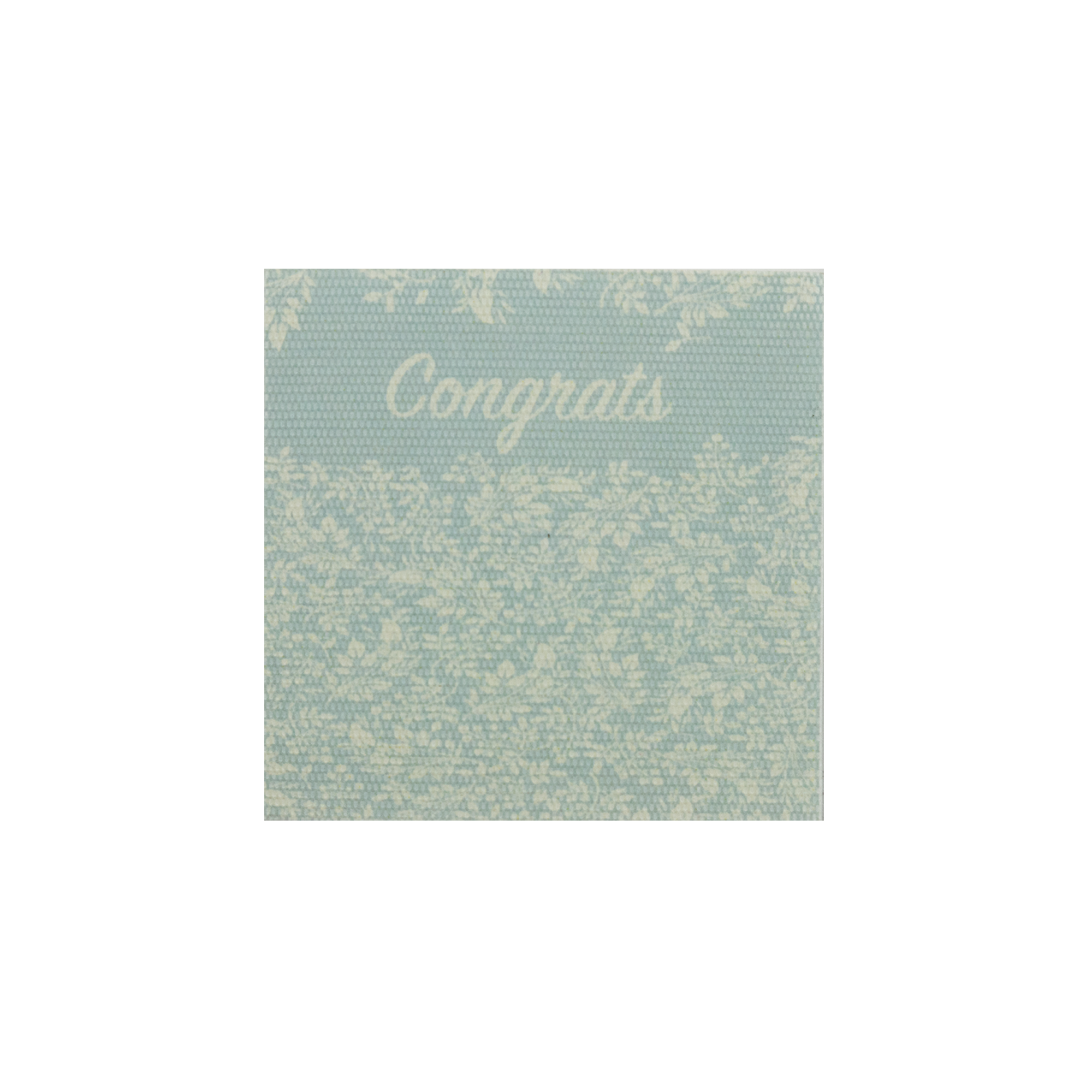 Tarjeta Hojas "Congrats" Mini | CELEBRACIONES | Scribanus