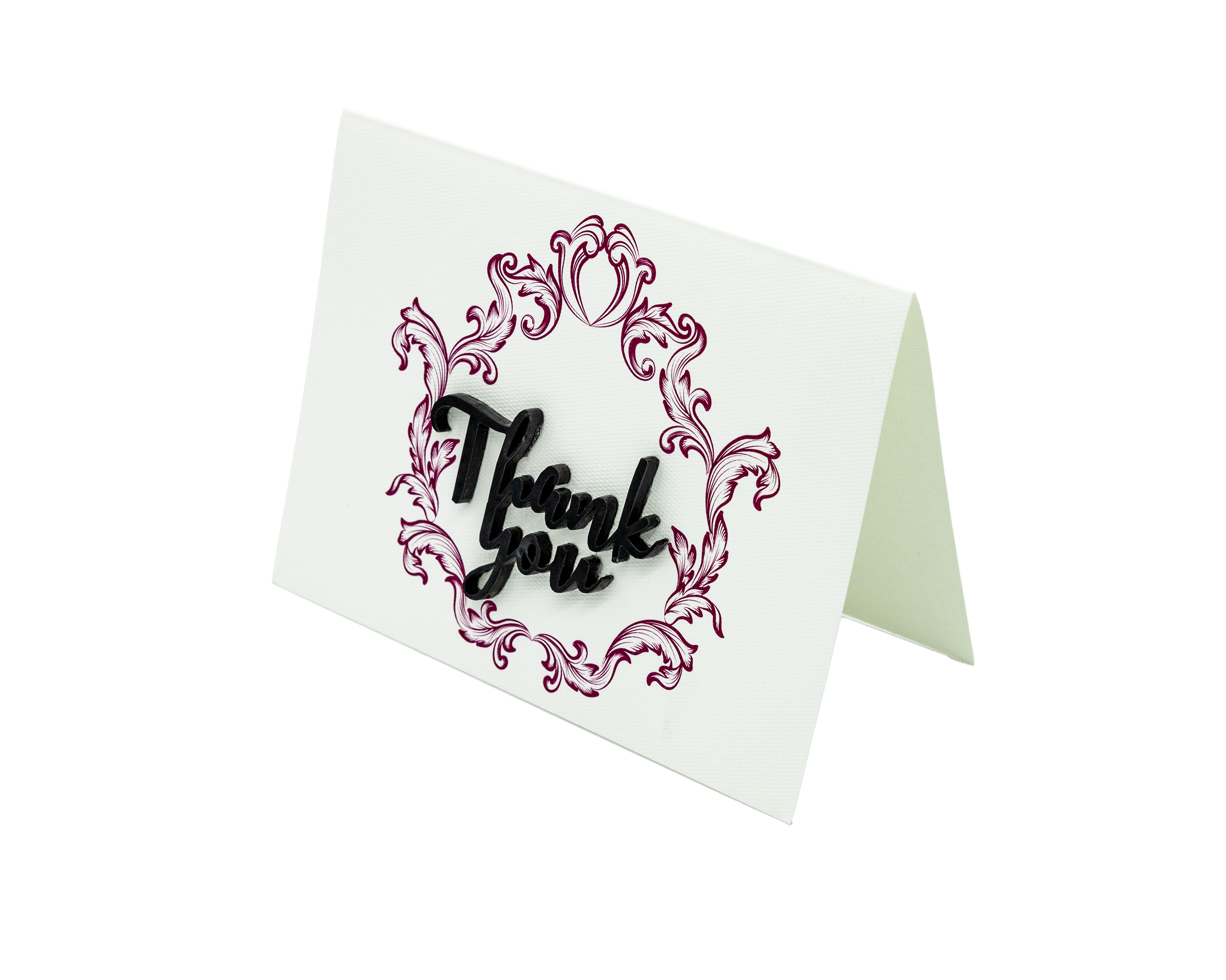 Tarjeta Thank you Corona Relieve Mediana | AGRADECIMIENTOS | Scribanus