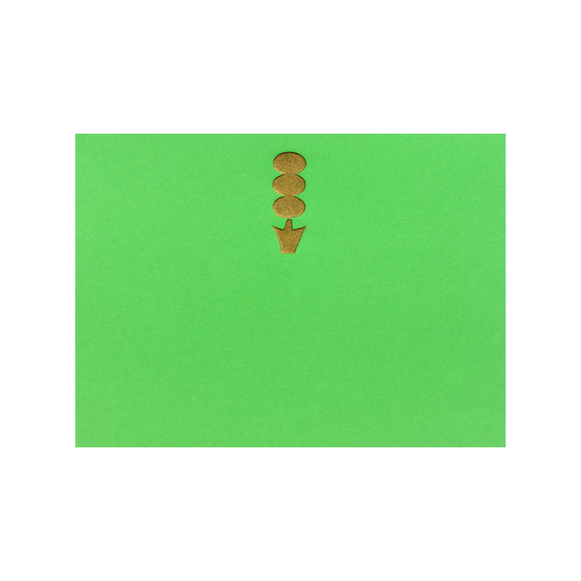 Tarjeta Topiario Chica Sencilla | NATURALEZA | Scribanus