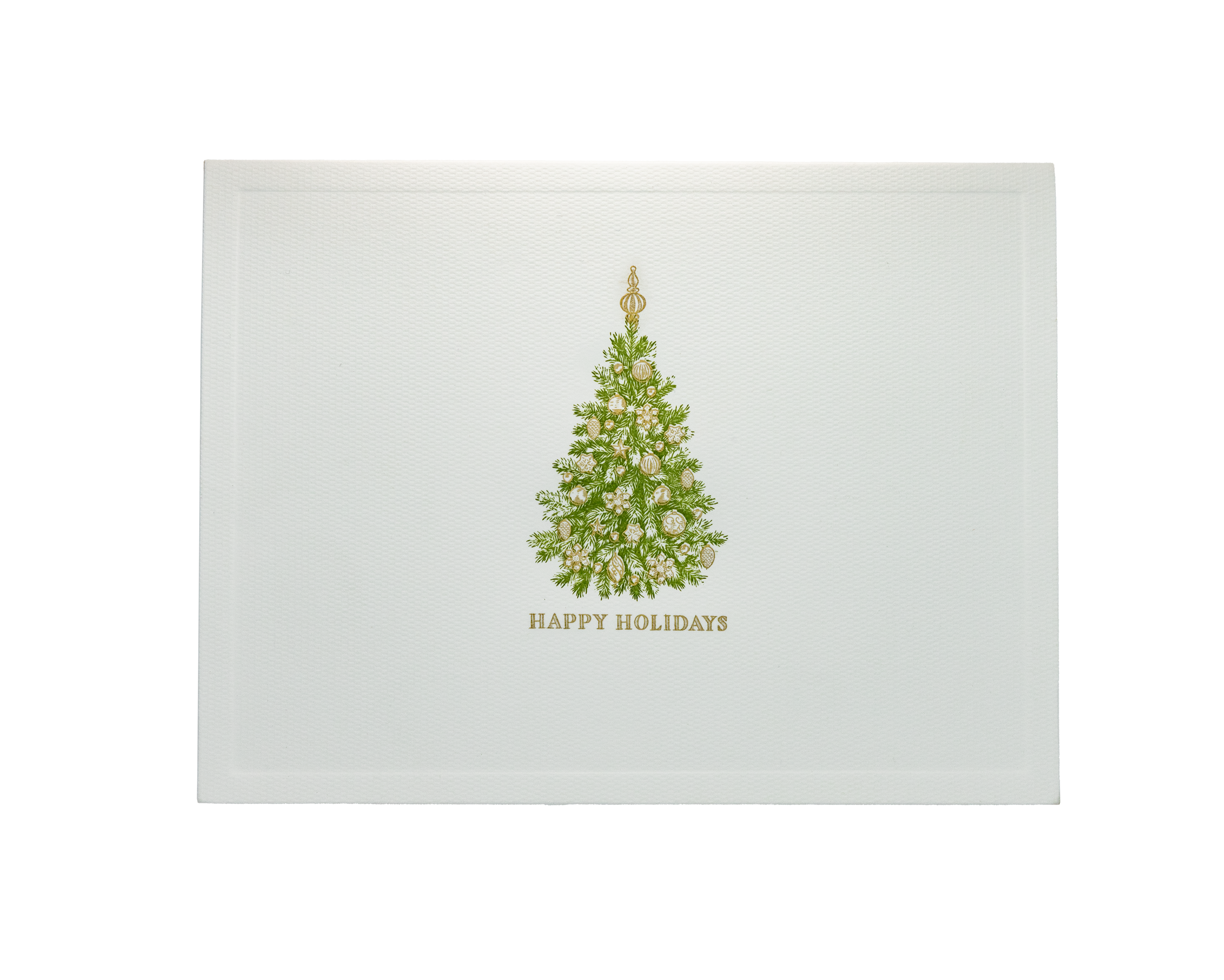 Tarjeta Árbol de Navidad Mediana Doble