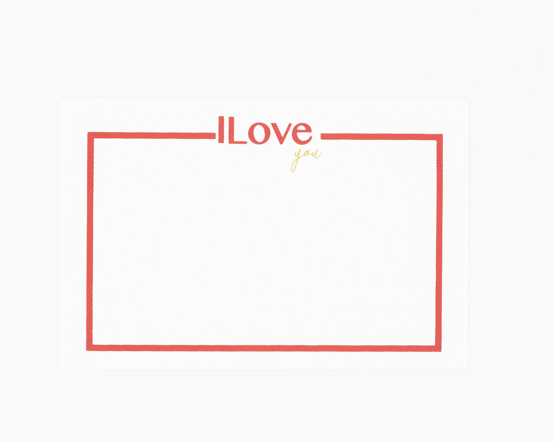 Caja Vidrio Love Box Tarjetas y Sobres