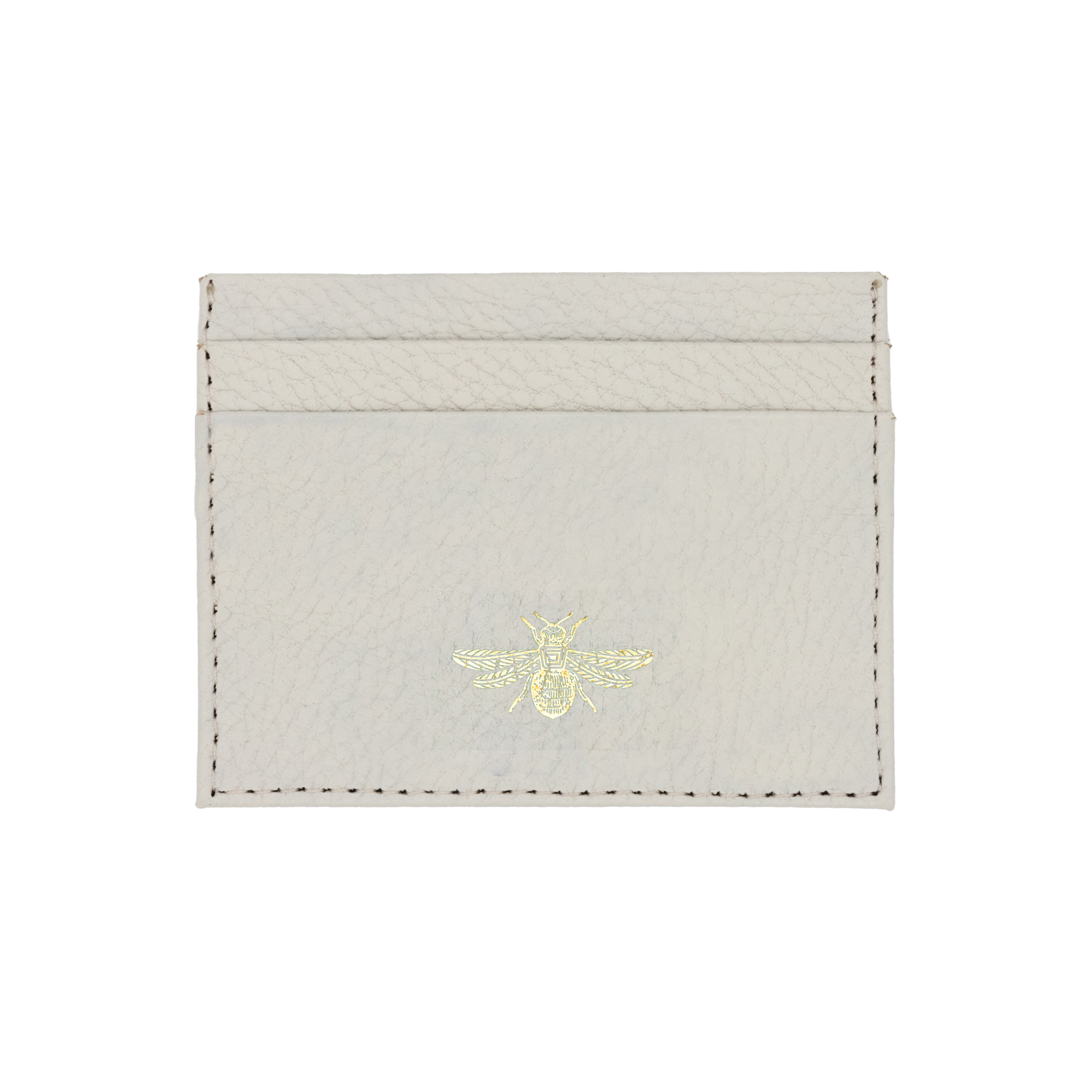 Tarjetero Grabado Abeja bicolor Negro/Rojo