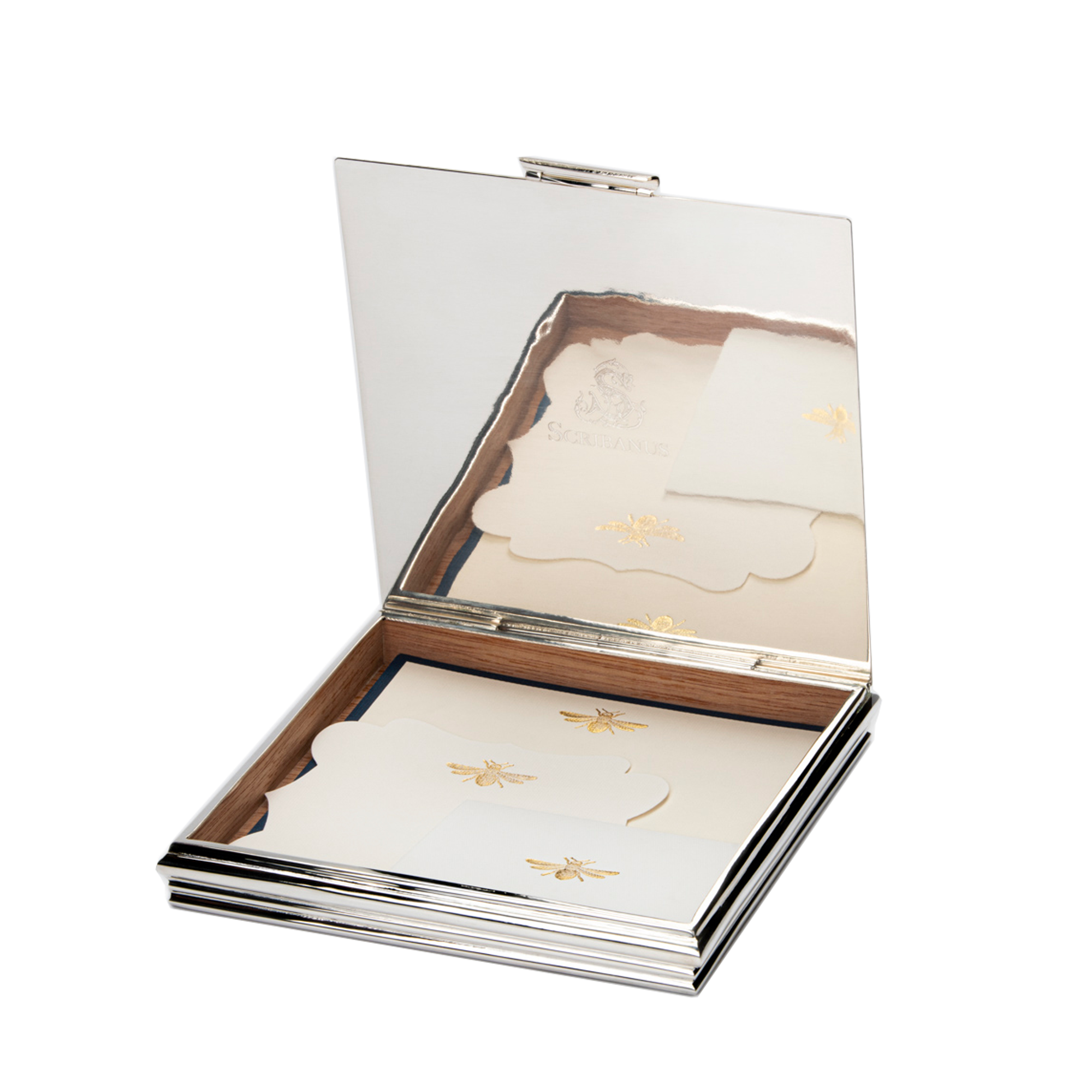 Caja Baño Plata Abeja