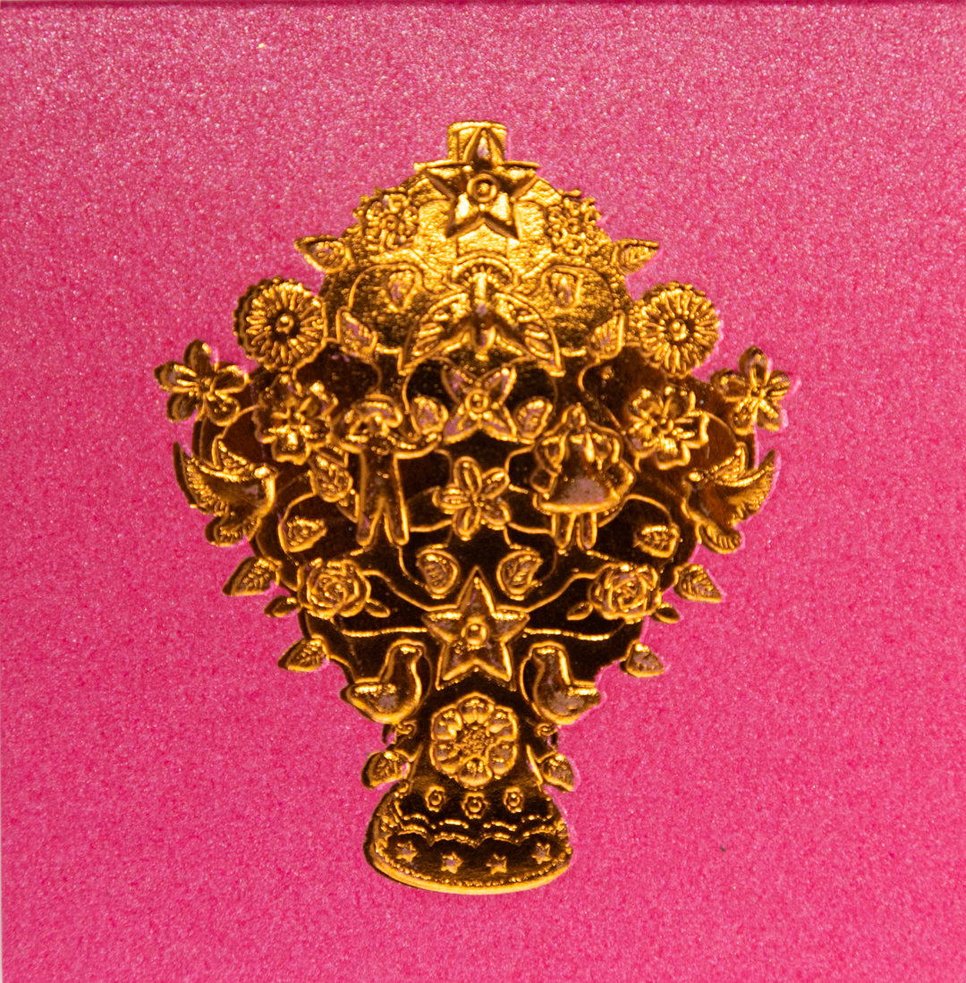 Caja Vidrio Premium México de Mis Amores Tarjetas y Sobres