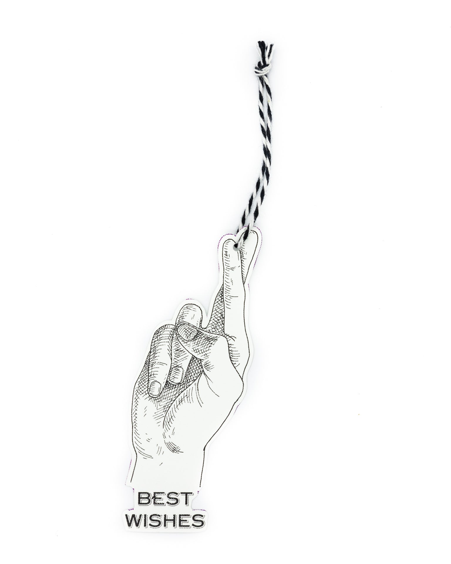 Producto Ready to wear/Listo para llevar - Tag (10 x 5 cm) Modelo Best Wishes en Impresión digital. Refinado y terminado artesanalmente a mano, en papeles de alta calidad lisos o texturizados. Hecho a mano en México. Paquete con 10 piezas.