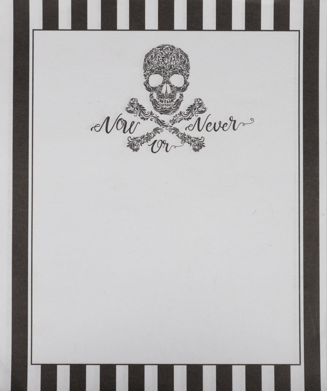 Block Calavera Now or Never | AP: Blocks: Blocks Print | Scribanus