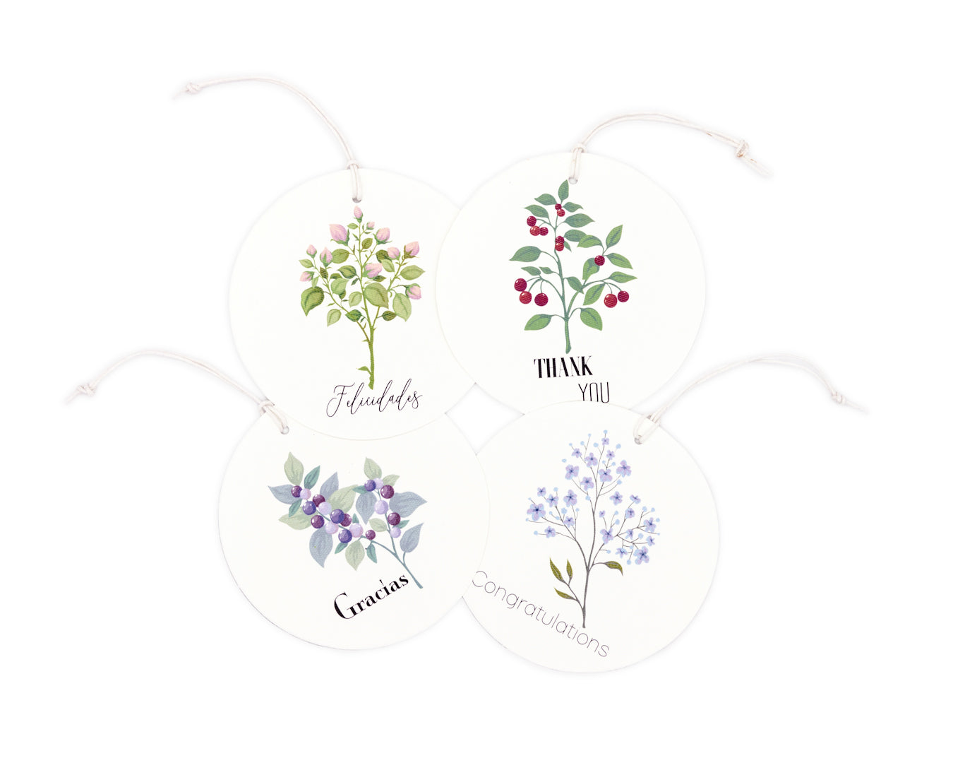 Medallones Botánicos con Frases