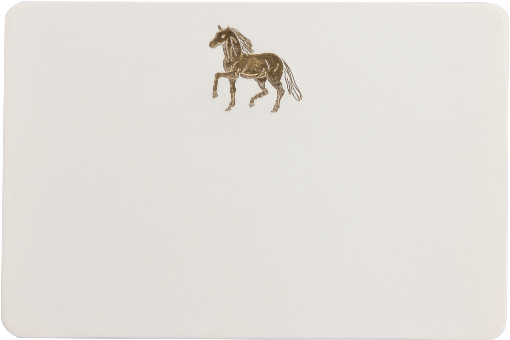 Producto Ready to wear/Listo para llevar -Tarjeta Mediana Esquinas Redondeadas (13.5 x 9 cm) Modelo CABALLO en grabado artistístico en alto relieve con tintas metálicas brillantes. Todo elaborado artesanalmente a mano por nuestro equipo de grabadores profesionales. En papeles de alta calidad lisos o texturizados. Hecho a mano en México
Paquete con 10 piezas