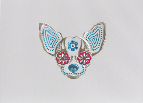 Large Mexico of My Loves Glass Box with Cards and Envelopes