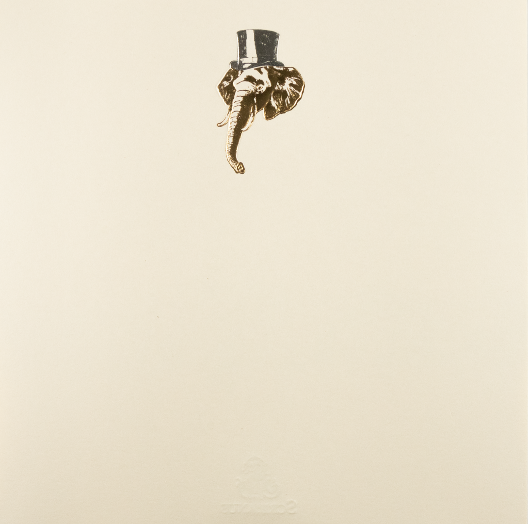 Caja Baño Plata Elefante