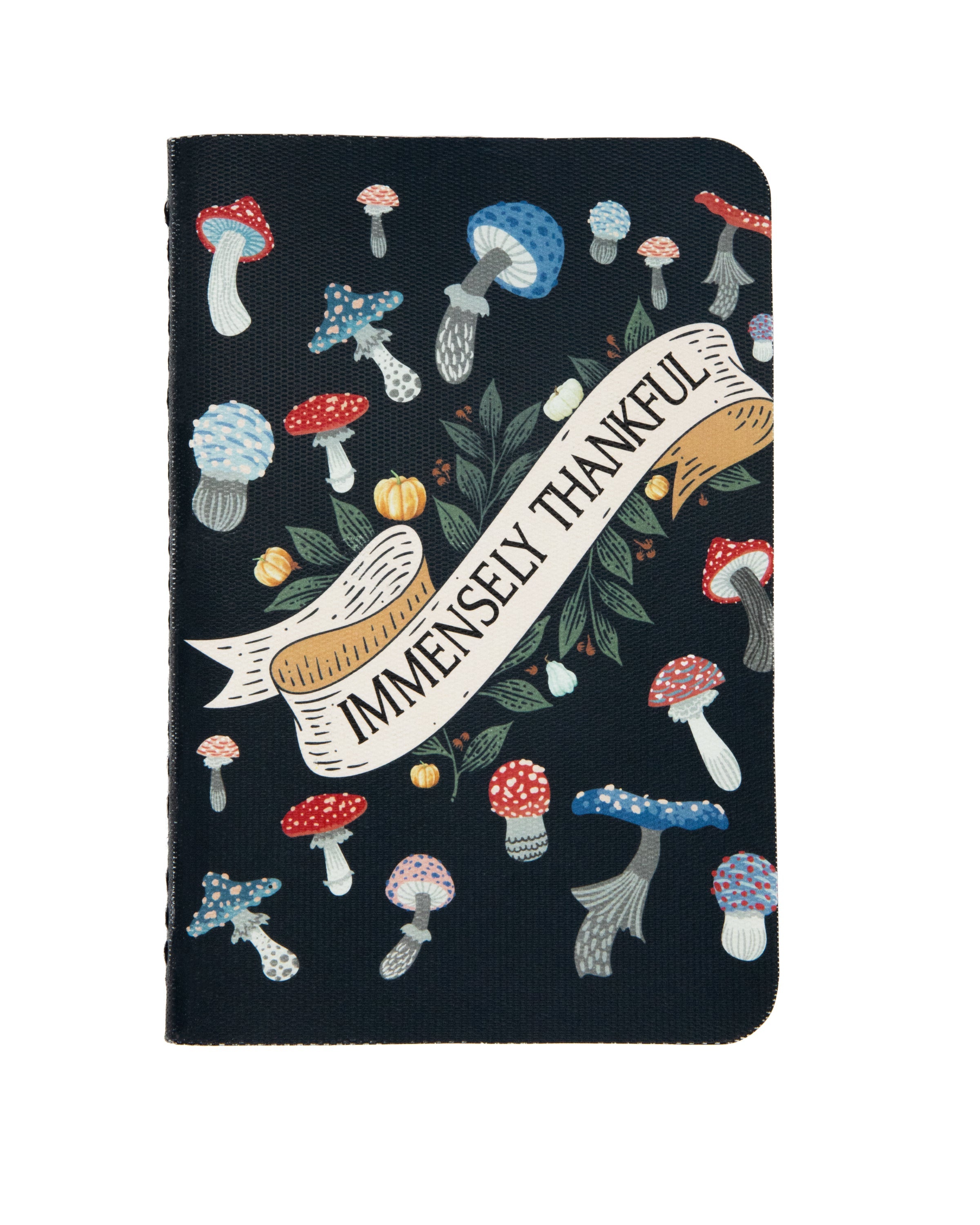 Producto Ready to wear/Listo para llevar - Libreta chica pasta suave de 13 x 8.5cm Modelo DIARIO DE GRATITUD hojas blancas en Impresión digital. Armado y refinado artesanalmente a mano por nuestro equipo de artesanos. Hecho a mano en México 1 Pieza.