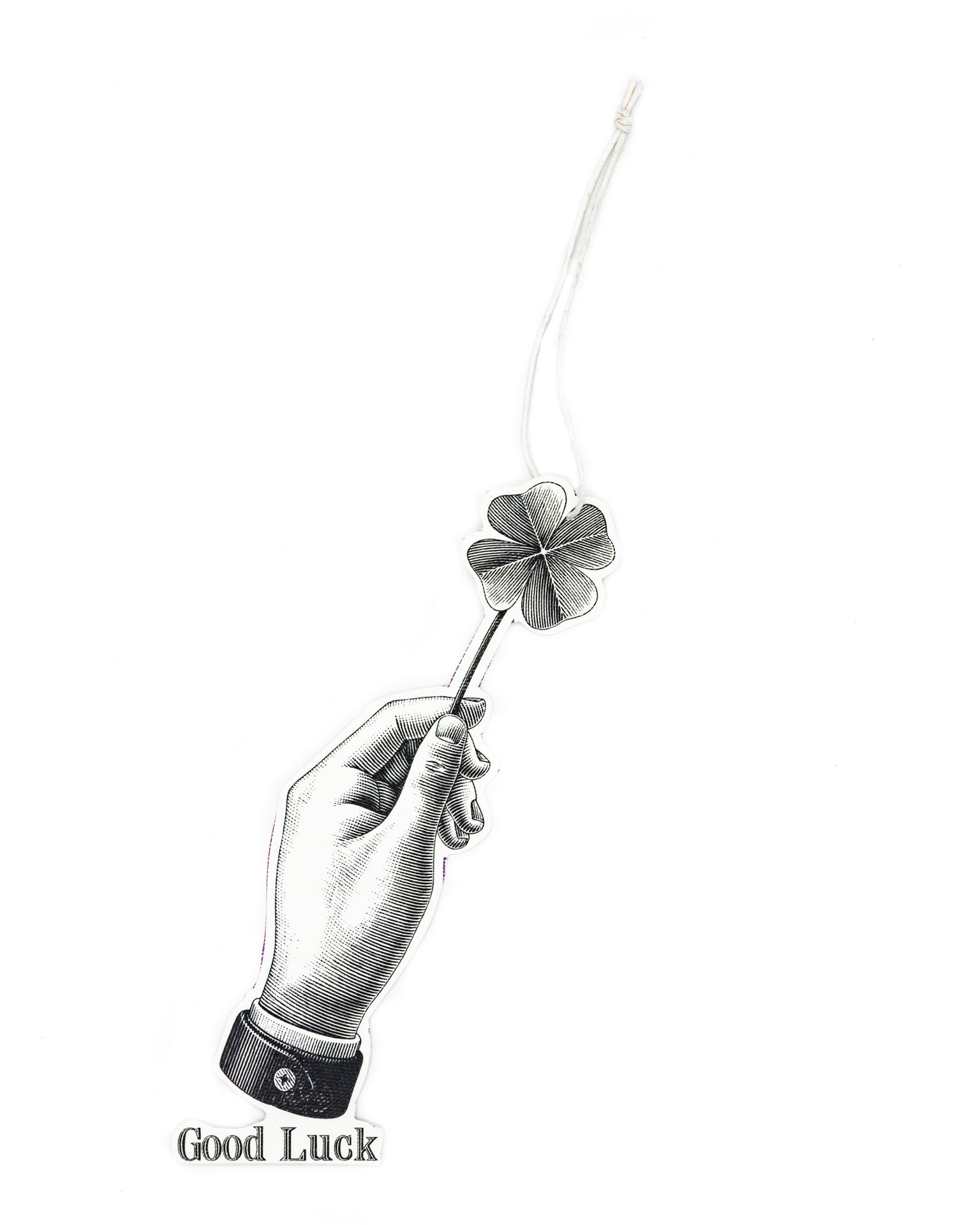 Producto Ready to wear/Listo para llevar - Tag (14 x 4 cm) Modelo Good Luck en Impresión digital. Refinado y terminado artesanalmente a mano, en papeles de alta calidad lisos o texturizados. Hecho a mano en México. Paquete con 10 piezas.