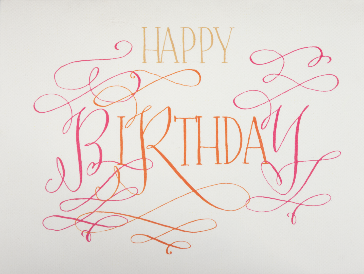 Producto Ready to wear/Listo para llevar - Tarjeta Mediana Doble (12 x 9 cm) Modelo GARIGOL HAPPY BIRTHDAY en Impresión Digital. Plecado y refinado artesanalmente a mano. En papeles de alta calidad lisos o texturizados. Hecho a mano en México Paquete con 10 piezas.