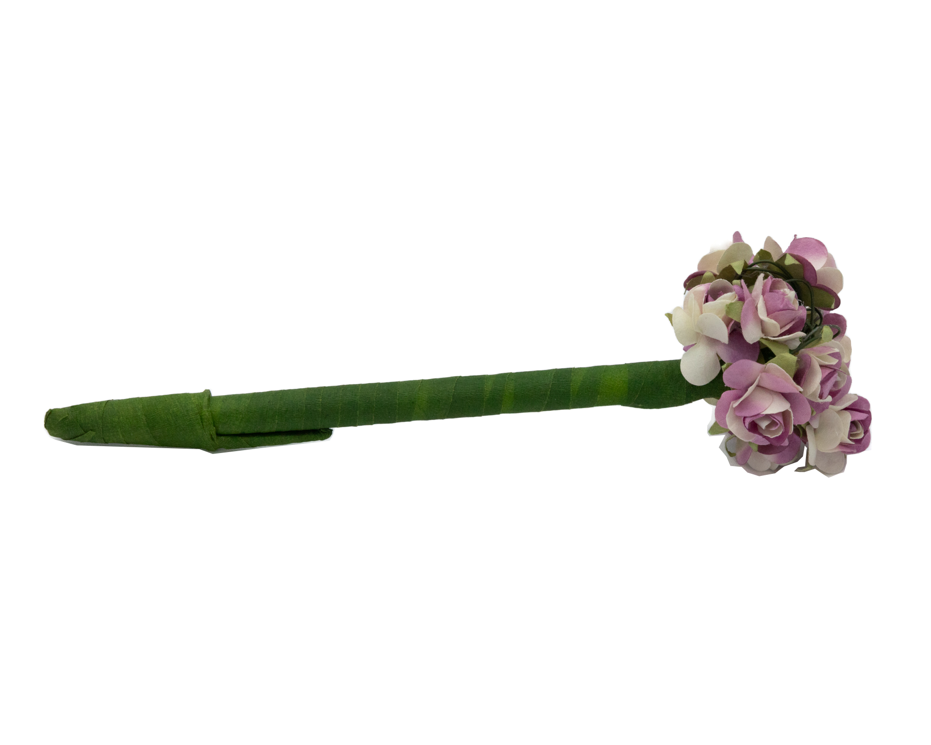 Bowling Pot Feather Flowers