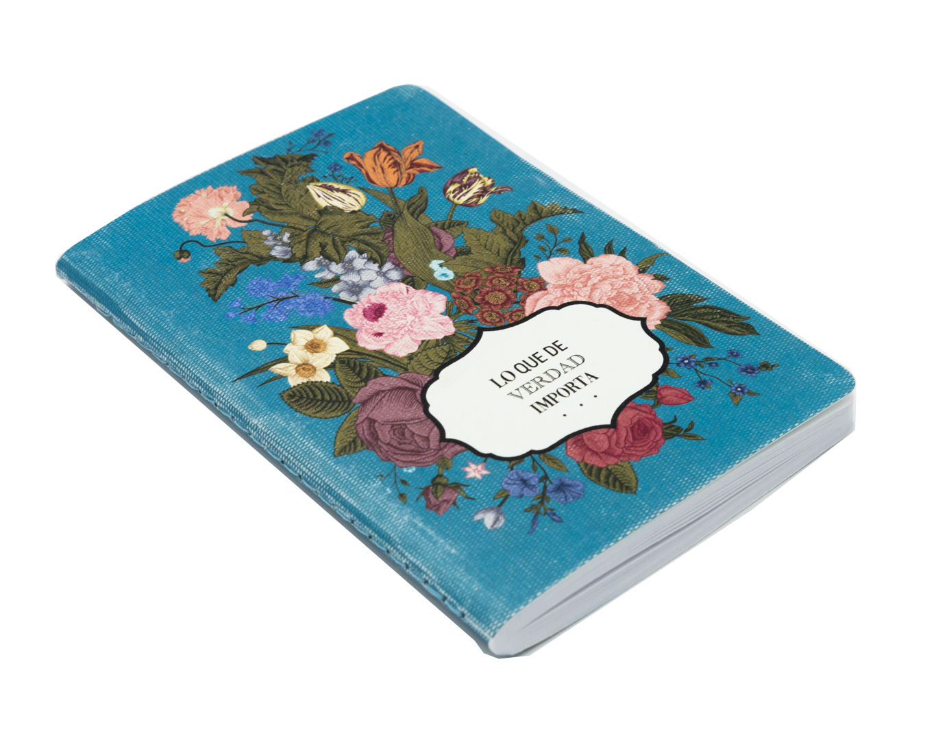 Libreta Bolsillo Flores Vintage