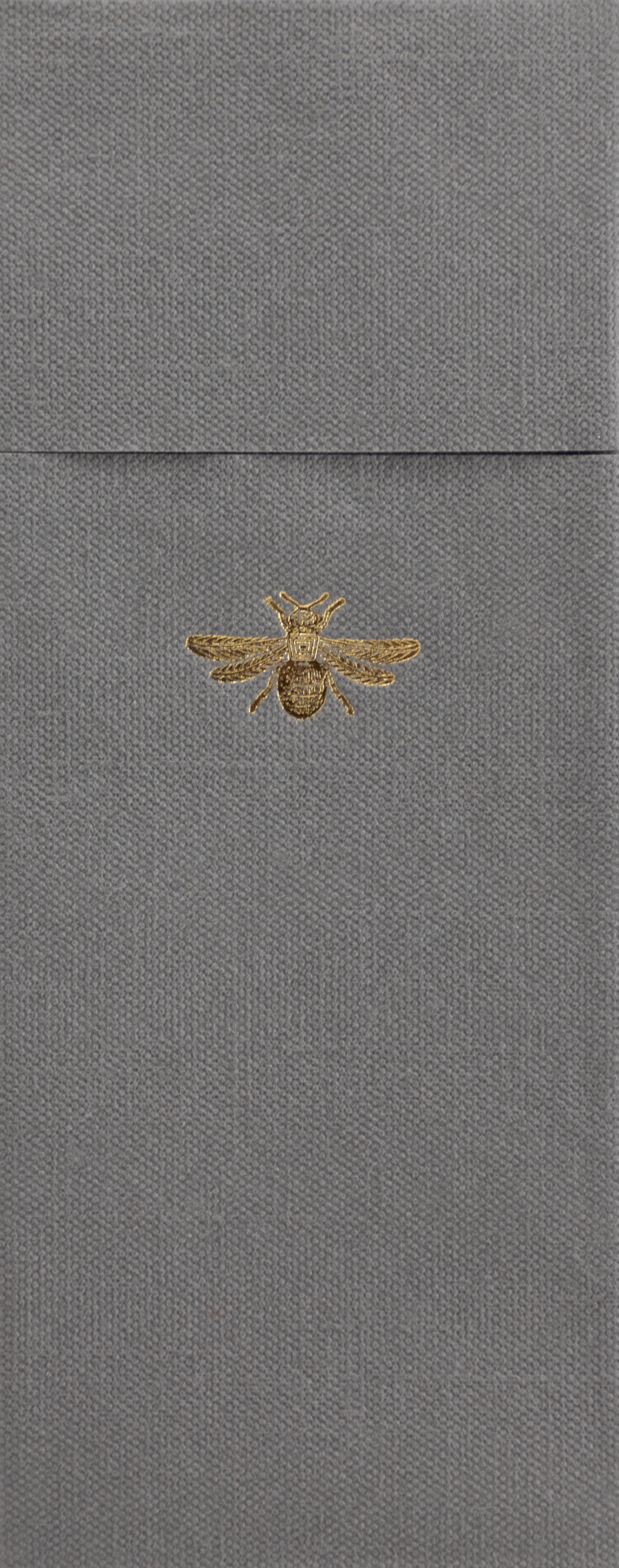 Charola Servilletas cubiertos Abeja Gris