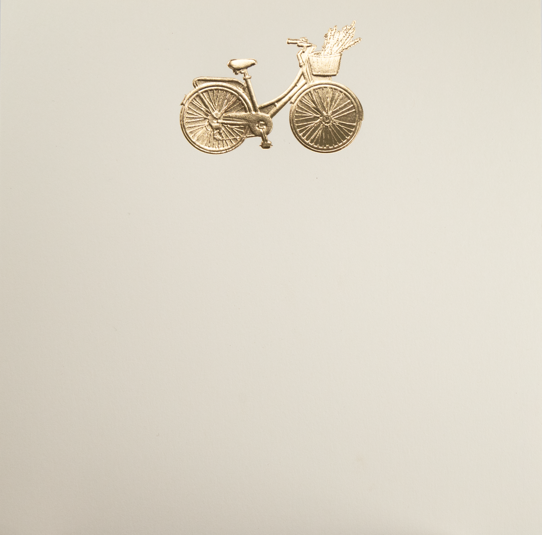 Tarjeta Bicicleta Grande | GA: Objetos | Scribanus
