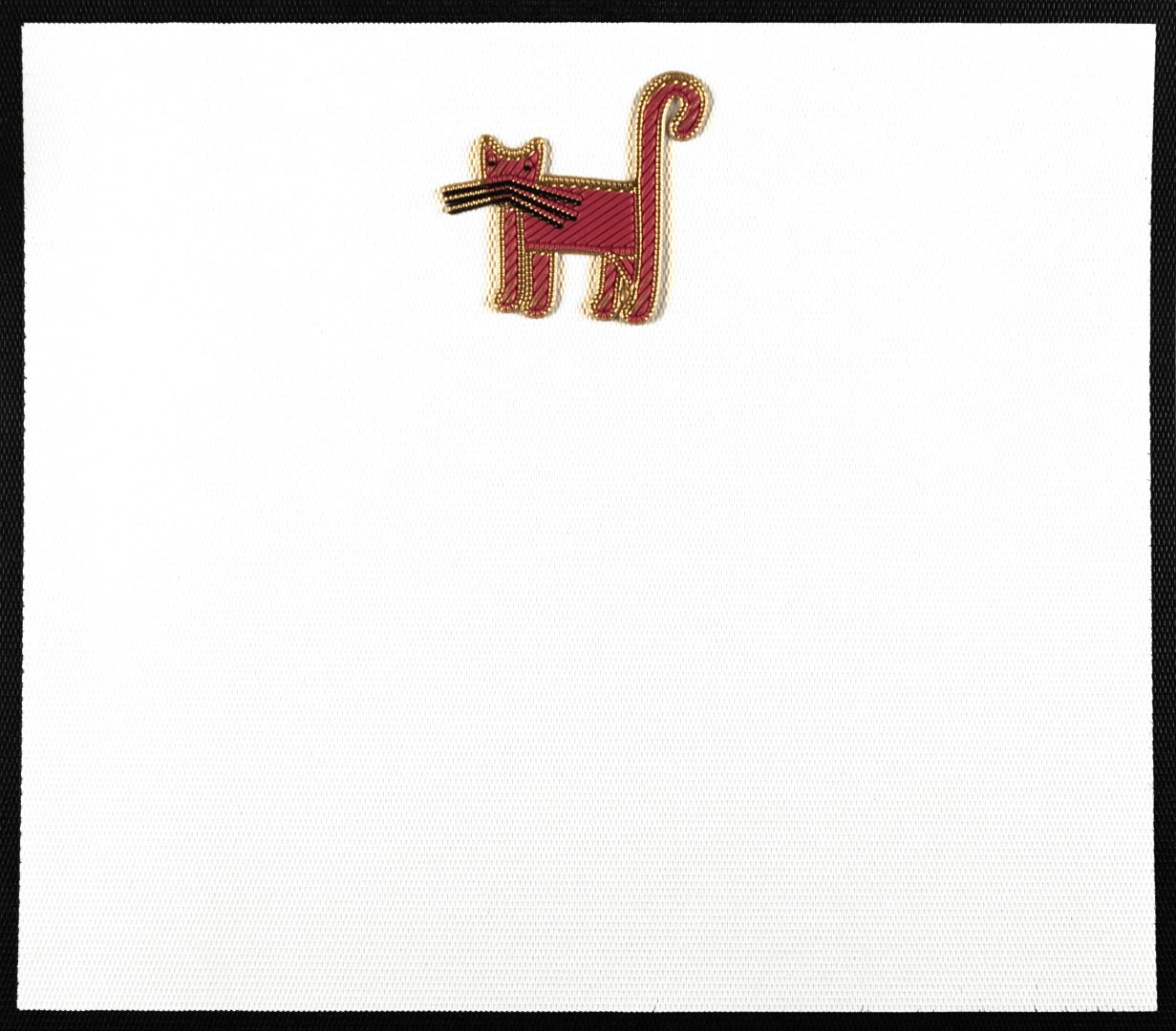 Tarjeta Gato Grande | IM: Bordados | Scribanus