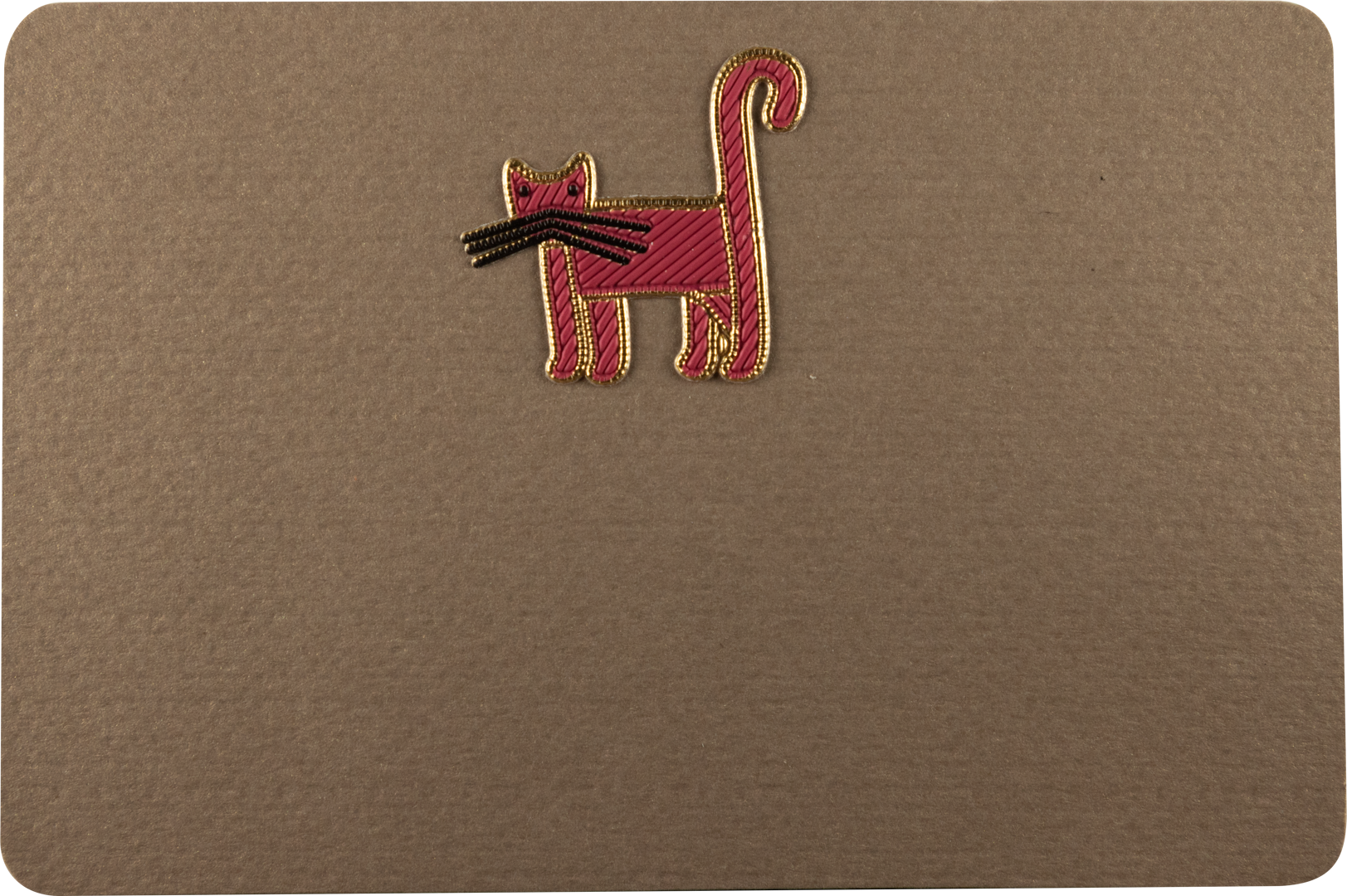 Tarjeta Gatos Mediana E/R | IM: Bordados | Scribanus