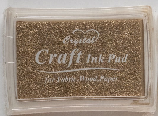 Producto Ready to wear/Listo para llevar - Tinta para sellos Color Oro. 1 Pieza