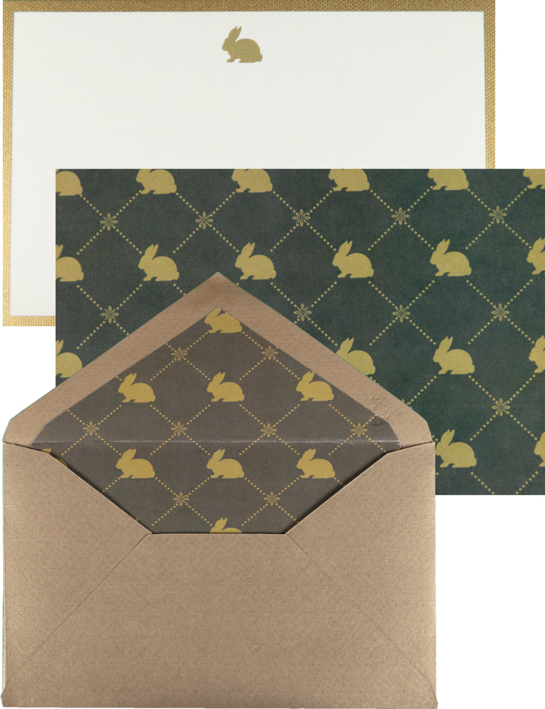 Conejos Tarjetas y Sobres Medianas