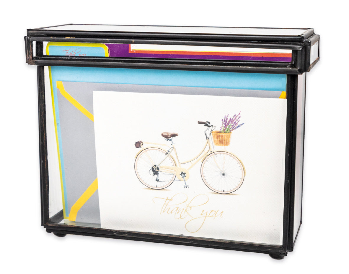 Caja Vidrio Tarjetas Toda Ocasión