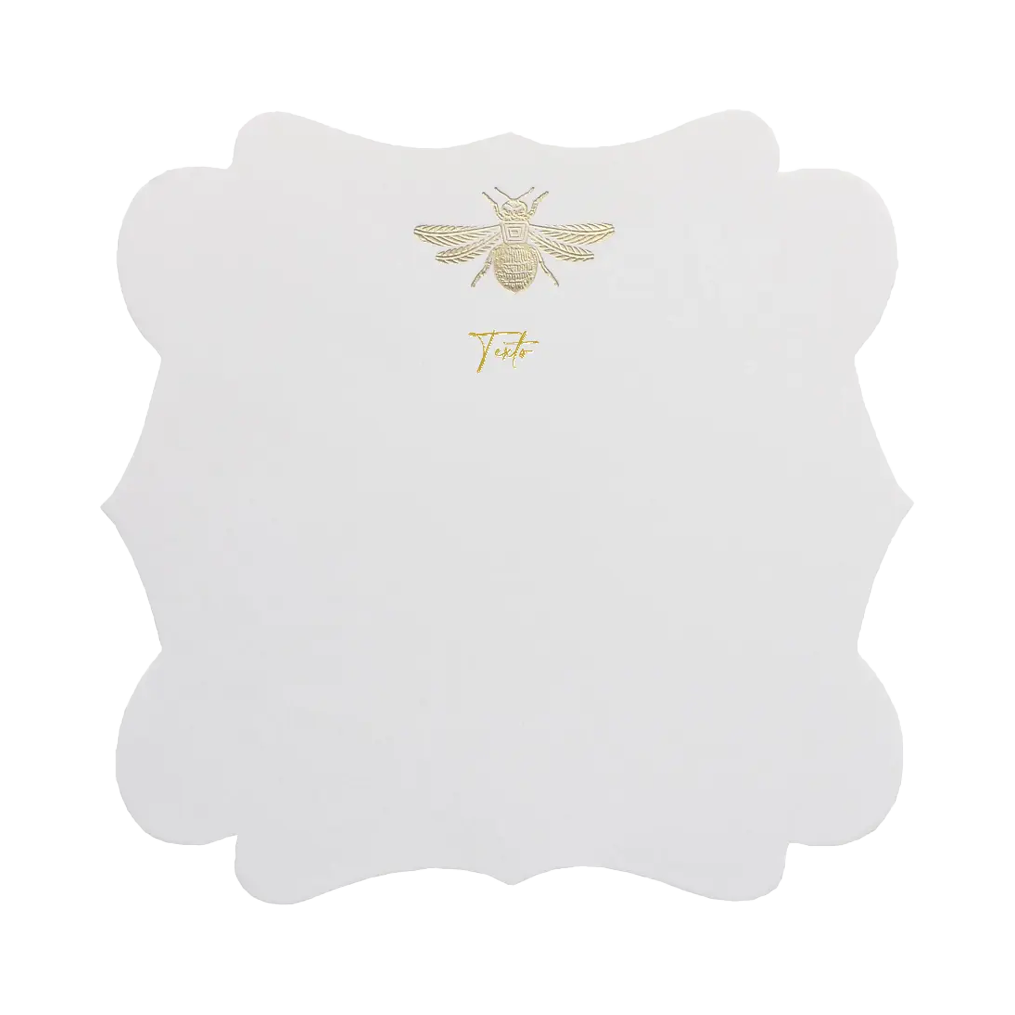 Special Die Cut Bee Card