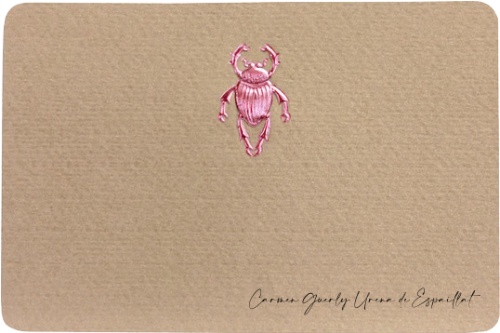 Champagne  - Lila / 13.5 x 9 cm / 10 piezas
