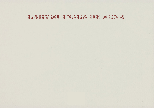 Beige / 12 x 9 cm / 30 tarjetas