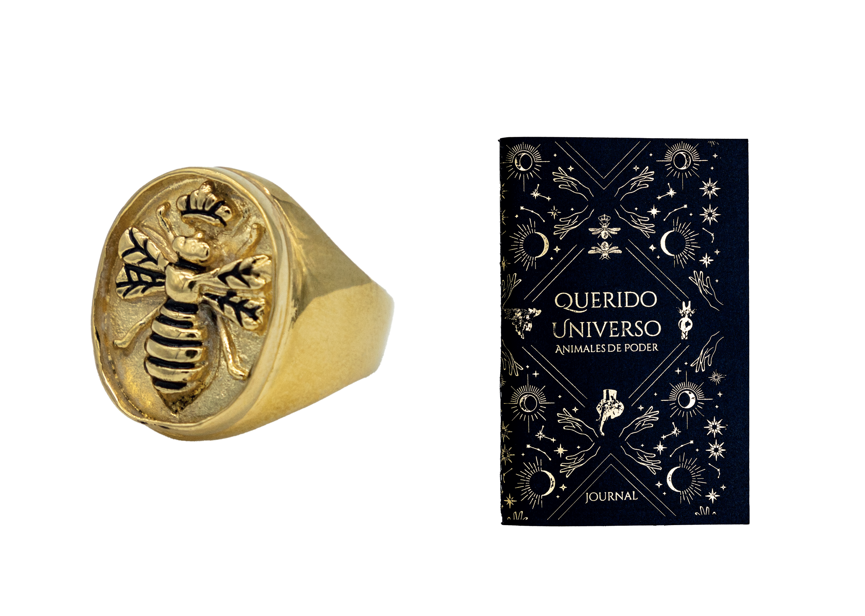 Anillo Abeja Reina Vintage | J: Animales de Poder | Scribanus