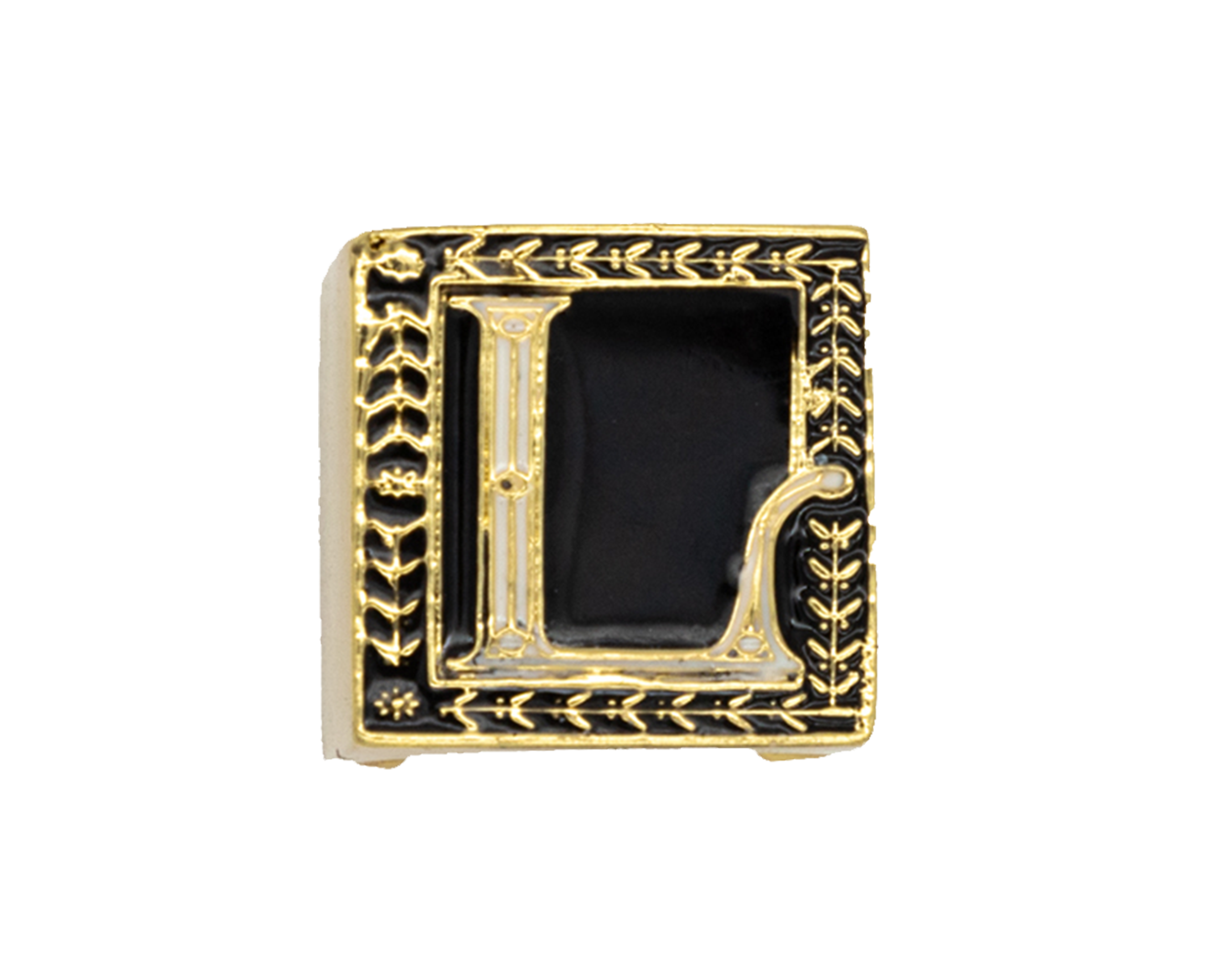 Anillo Cubo Letra L | J: Anillos Cubo Letras | Scribanus
