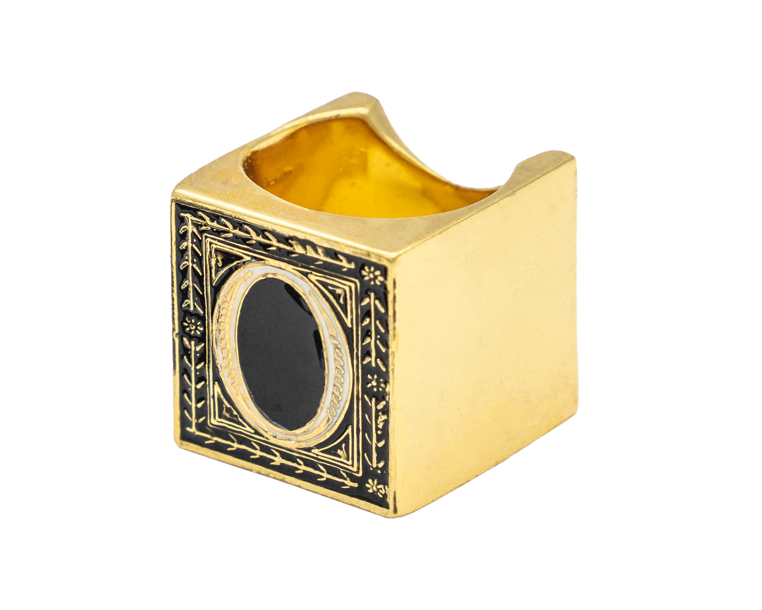 Anillo Cubo Letra O | J: Anillos Cubo Letras | Scribanus