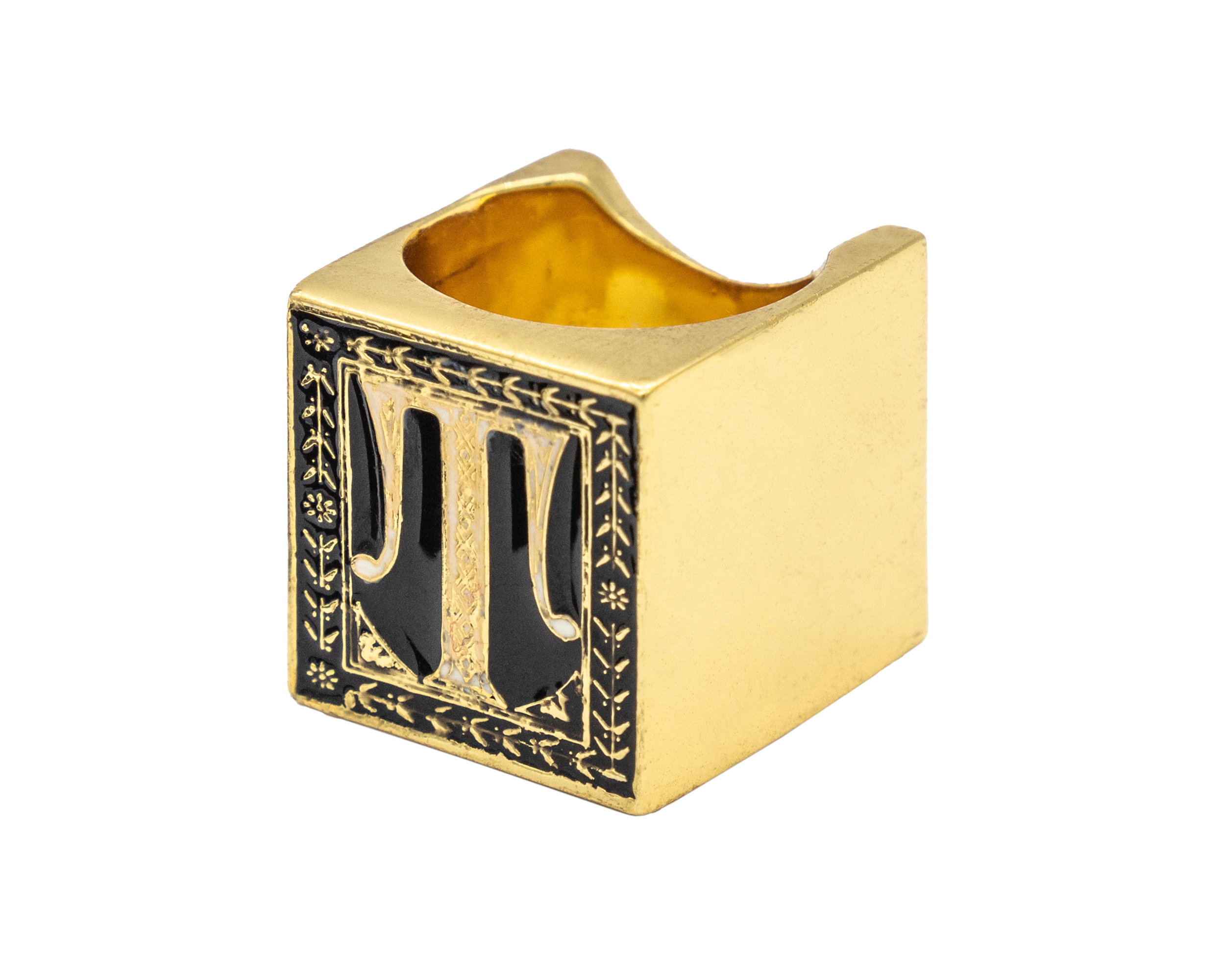 Anillo Cubo Letra T | J: Anillos Cubo Letras | Scribanus